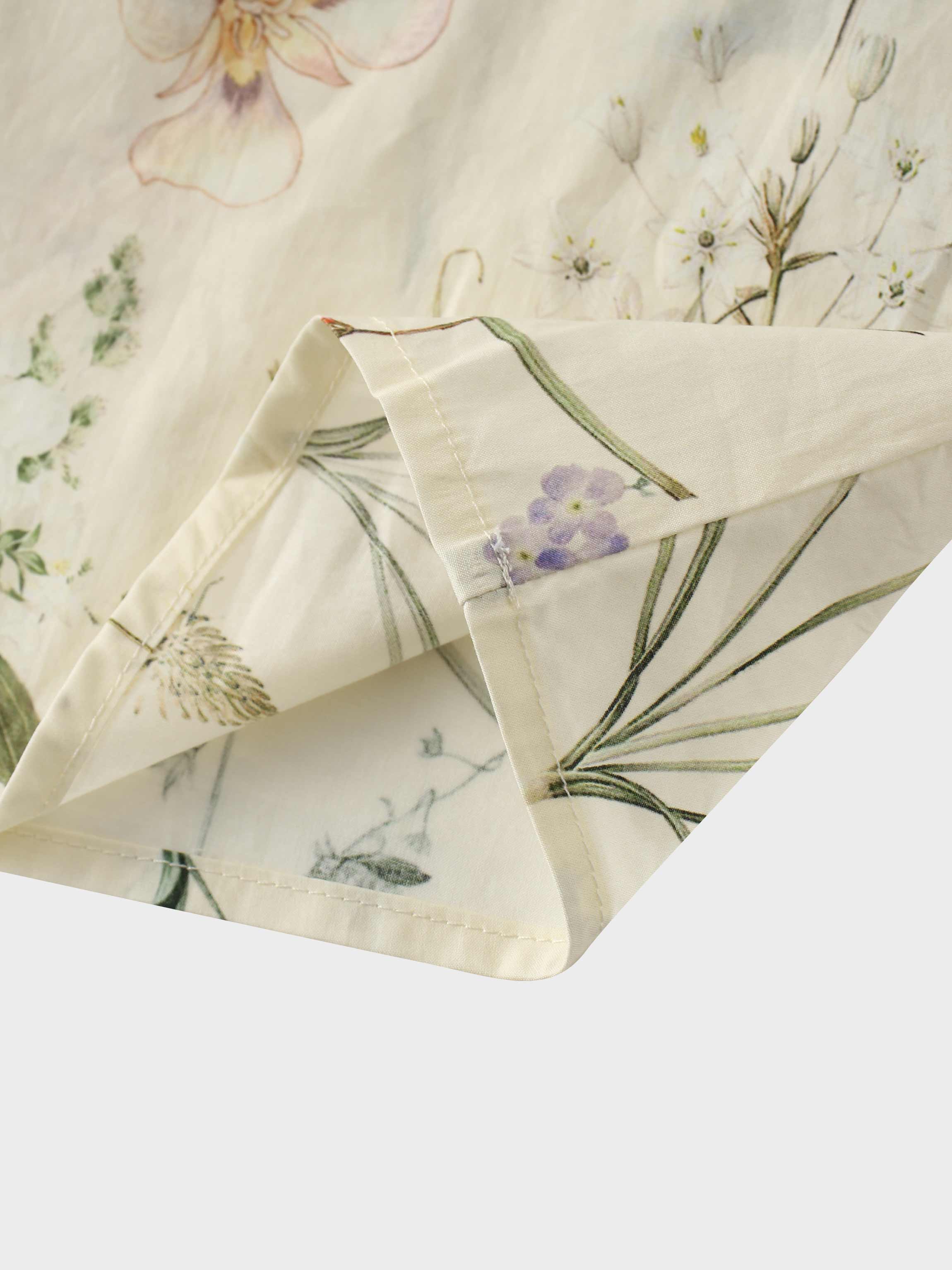 Yoke Floral Skirt-Vintage Floral