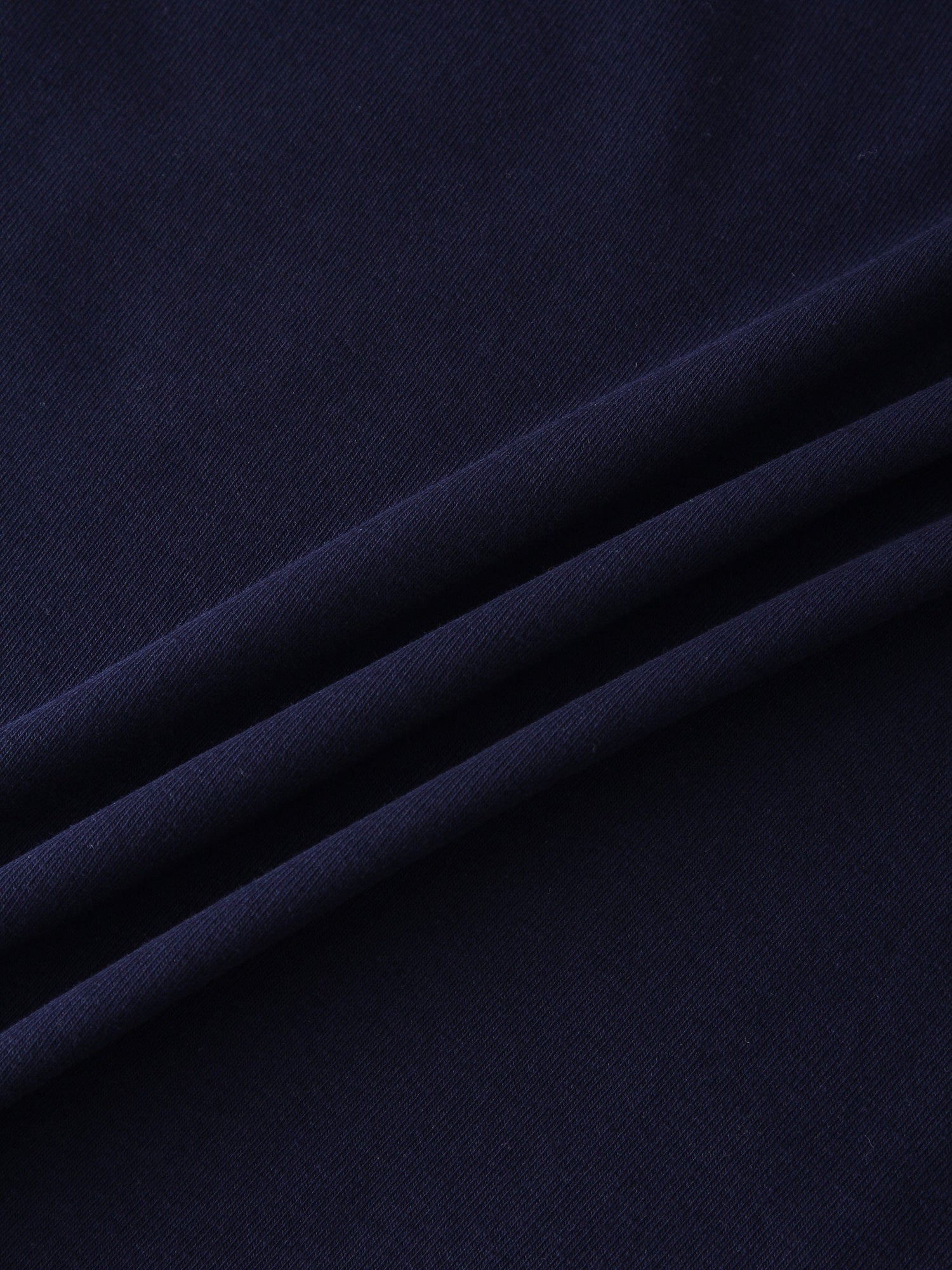 BASIC HIGH V TEE LS-NAVY