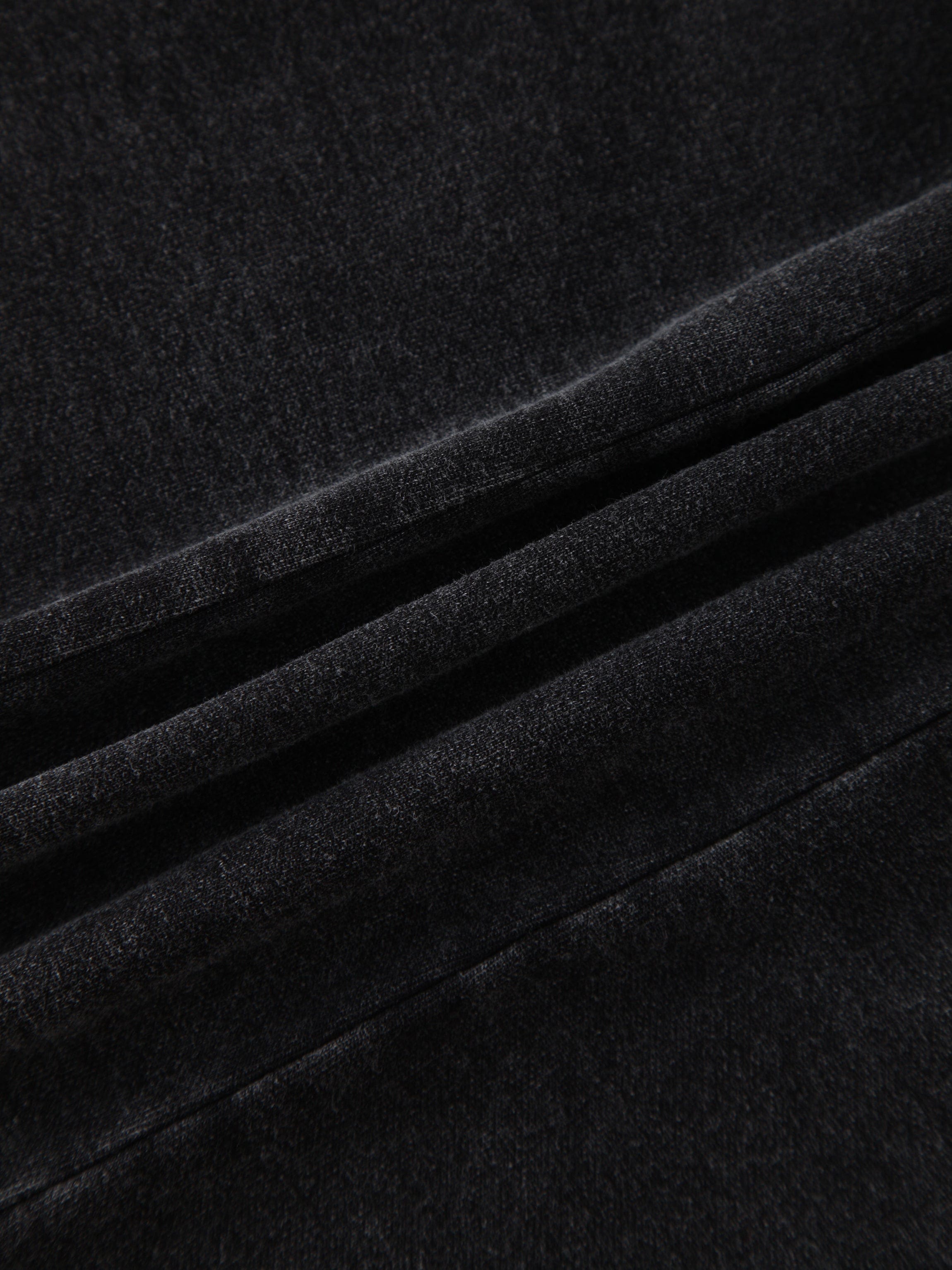Jersey Paneled Skirt 37"-Black