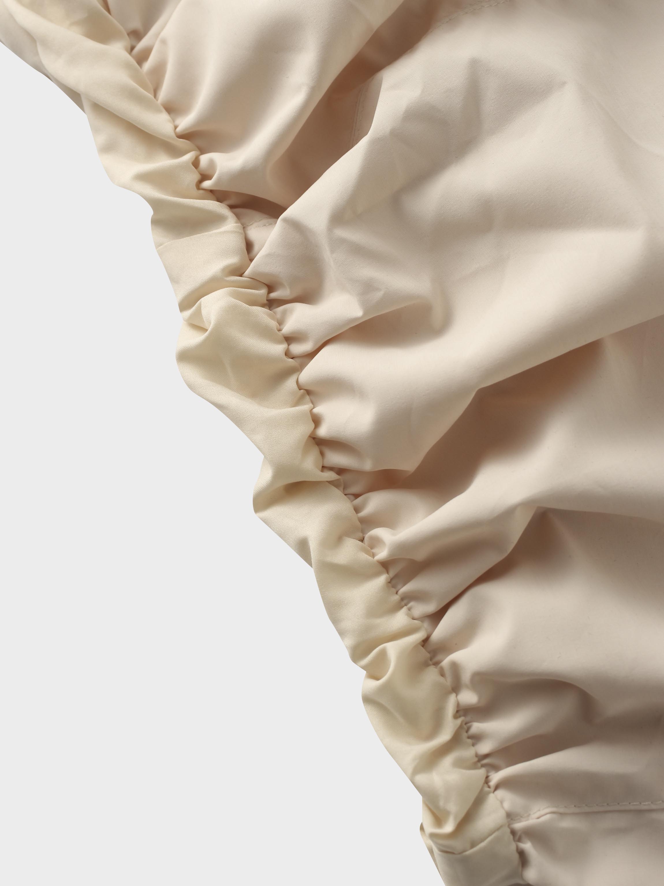 Taffeta Bubble Jumper-Vanilla