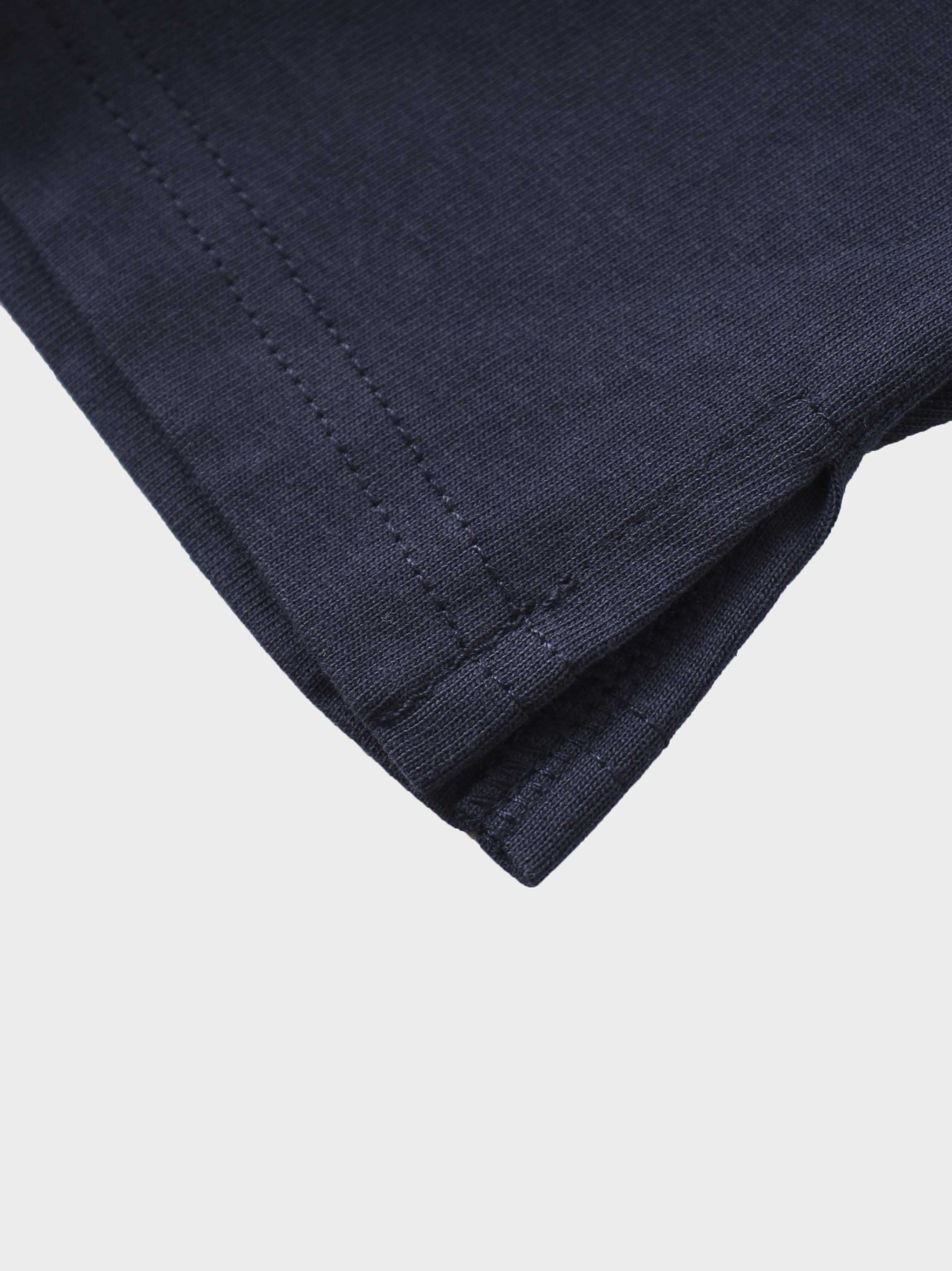 Straight Maxi Drawstring T-Shirt Skirt-Navy