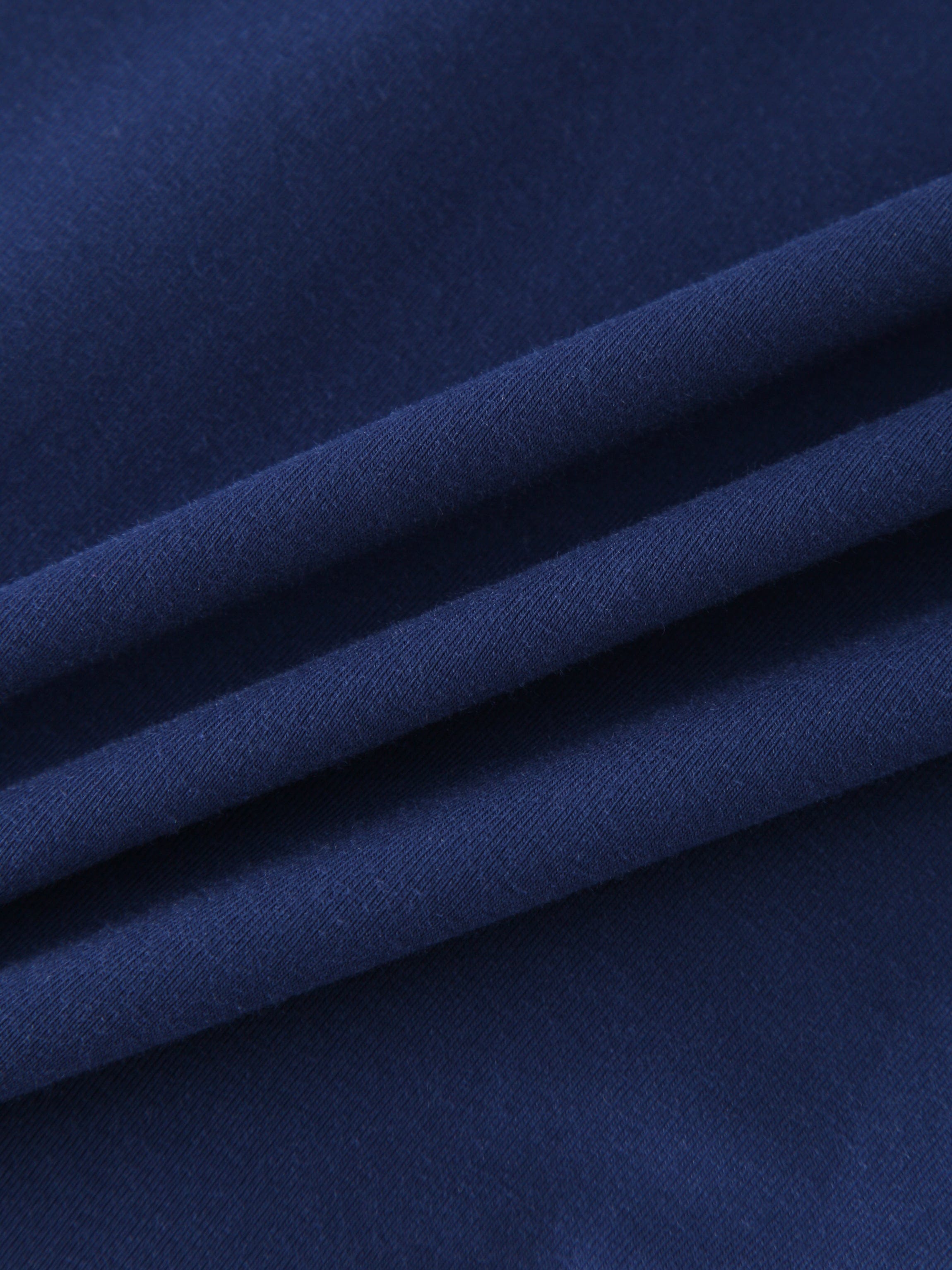 ZIP UP HOODIE-NAVY