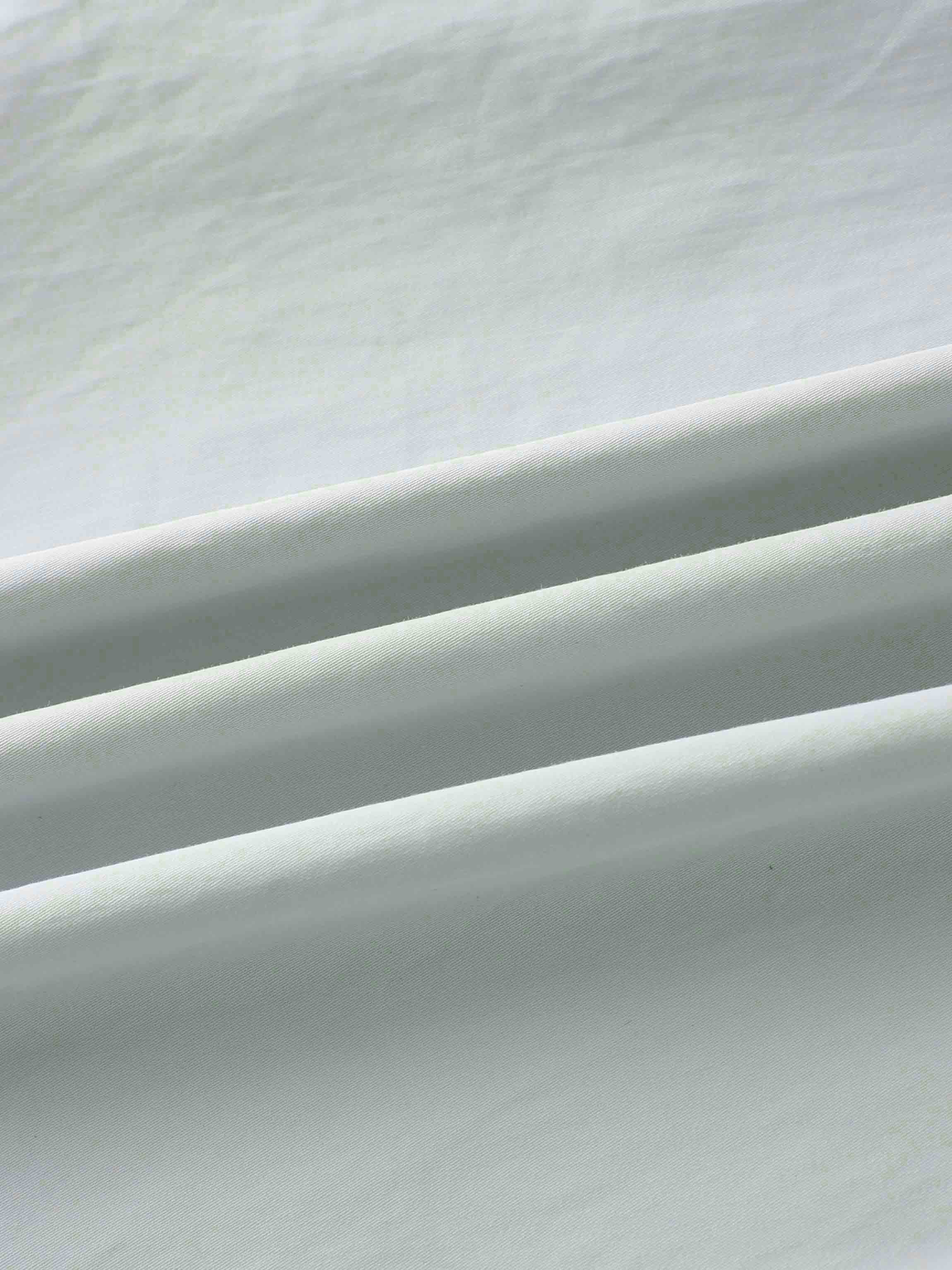 Pleat Front Button Down Dress-Light Blue