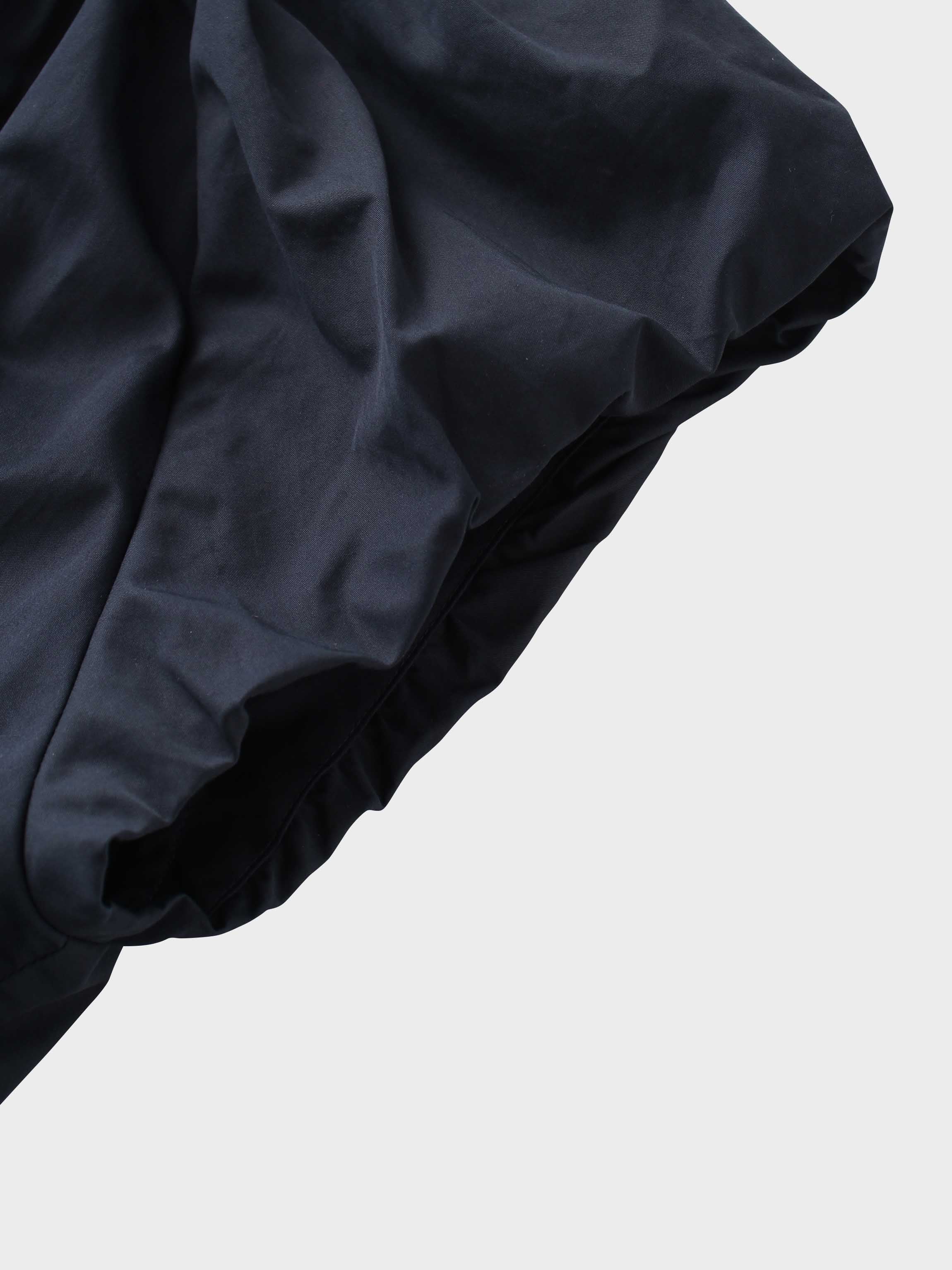 Pleat Front Button Down Dress-Navy