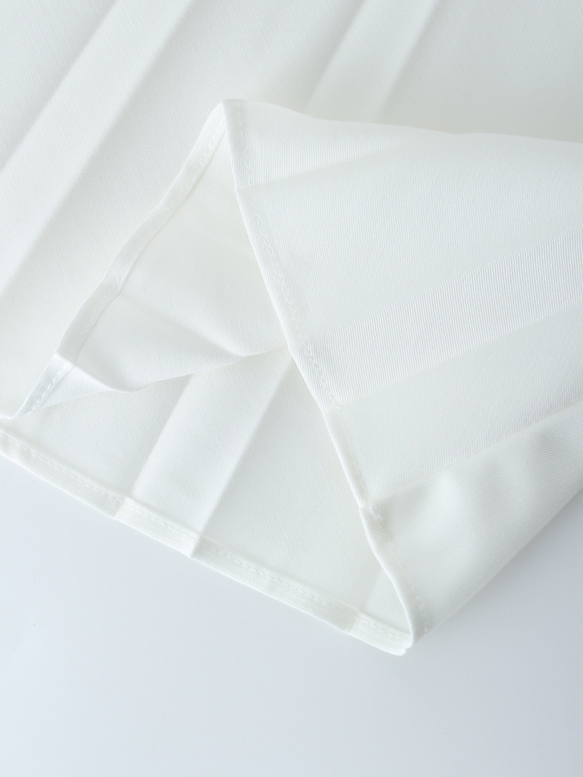 FALDA PLISADA 24"-BLANCO