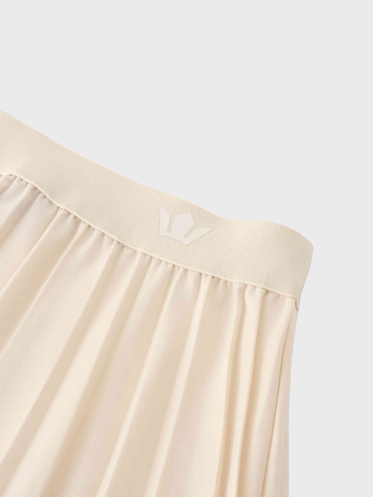 Pleated Skirt 35"-Ivory