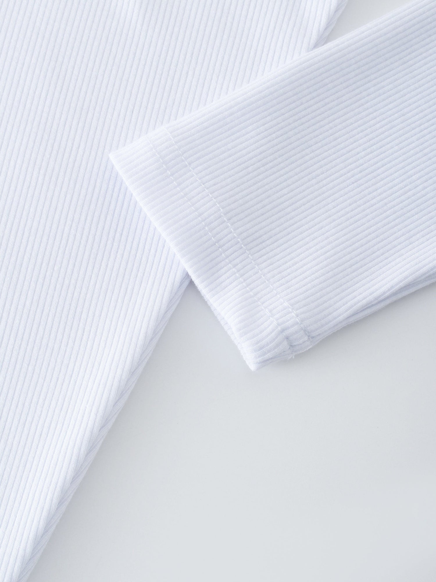 CAMISETA RIB DOLMAN V-BLANCO