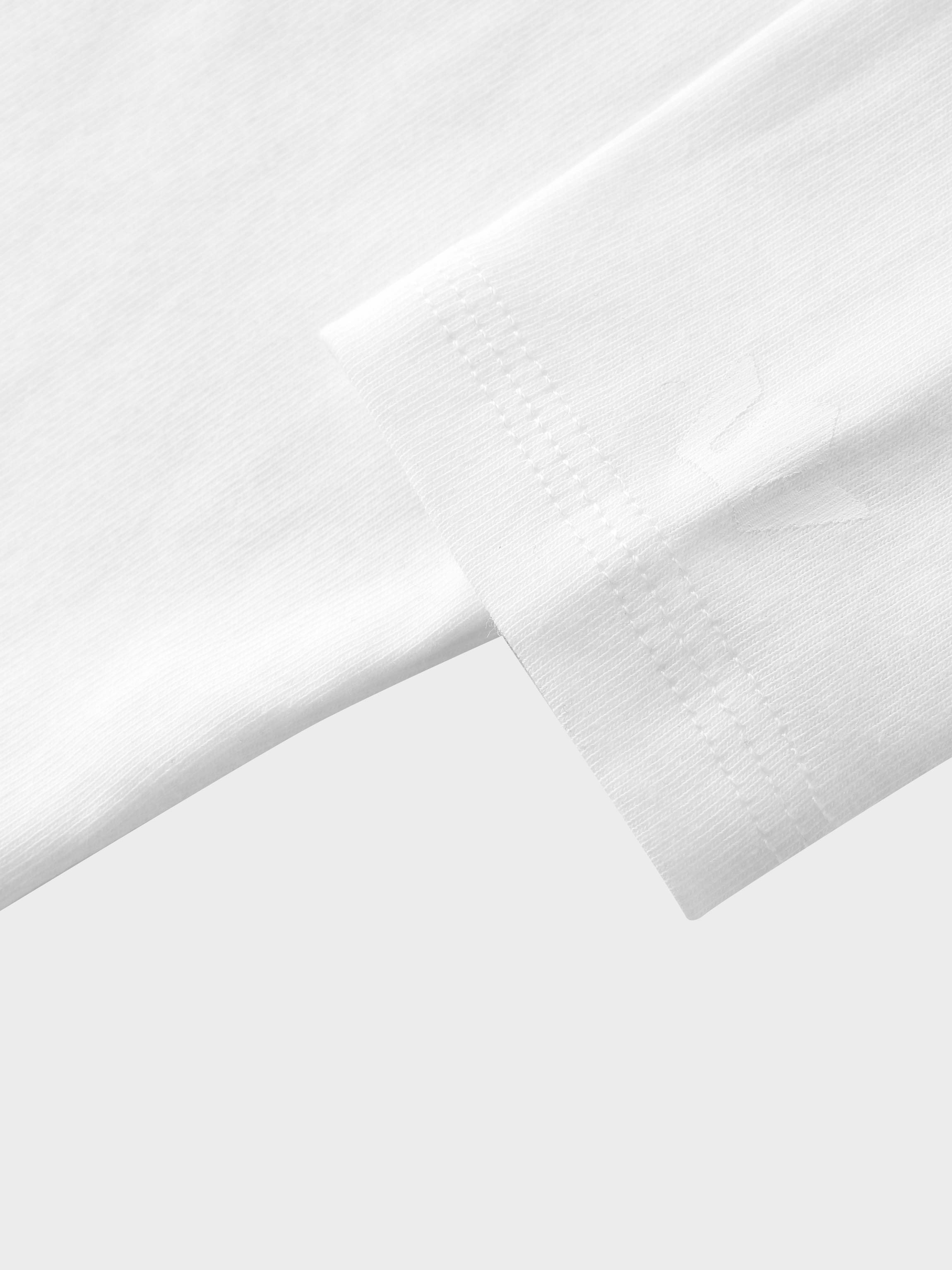 Camiseta Básica Cárdigan Corto-Blanco