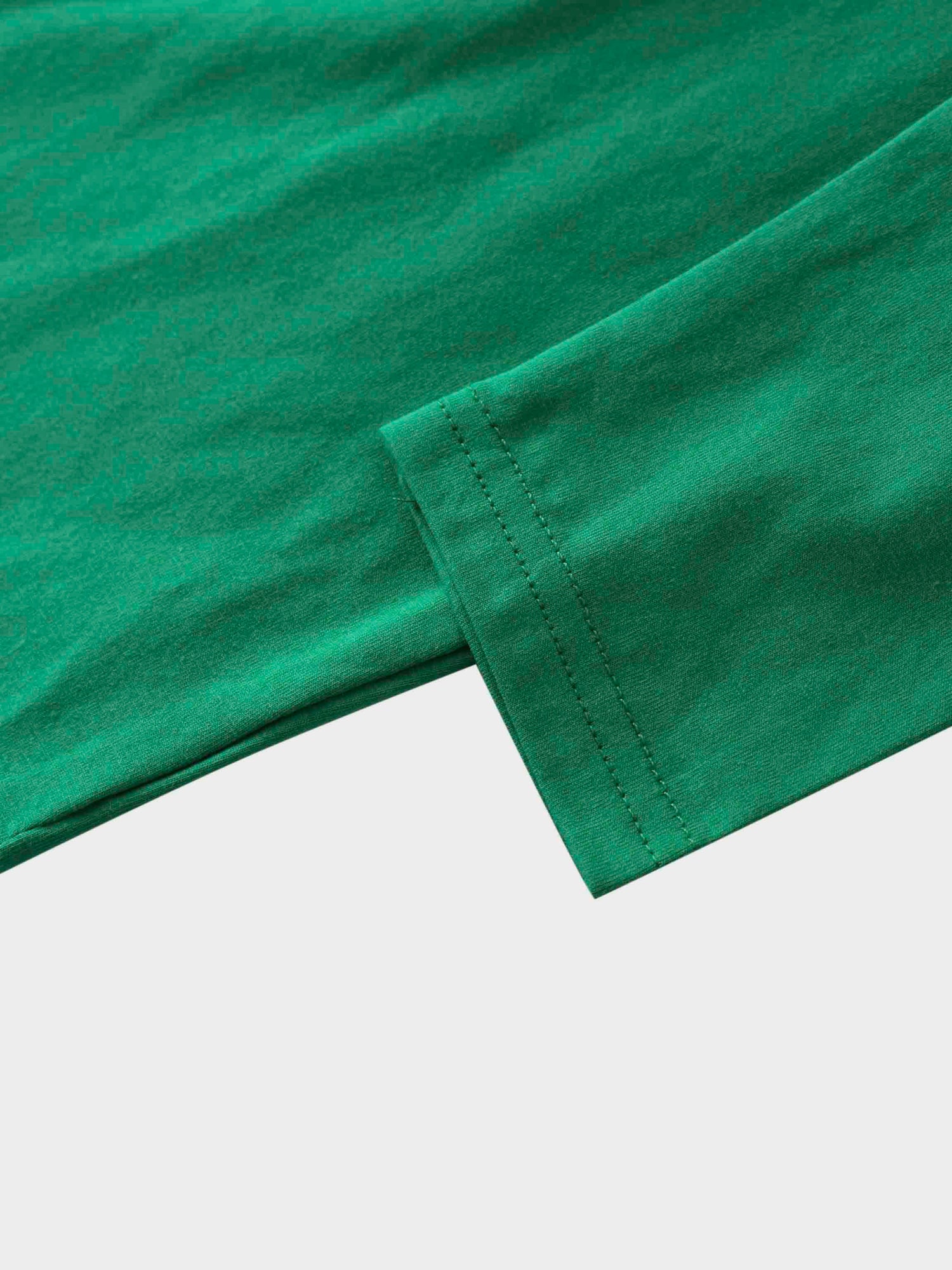 Crown Embossed T-Shirt-Kelly Green