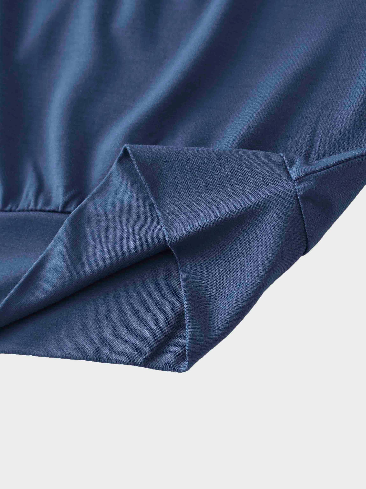 Modal Zip Up Bomber-Blue