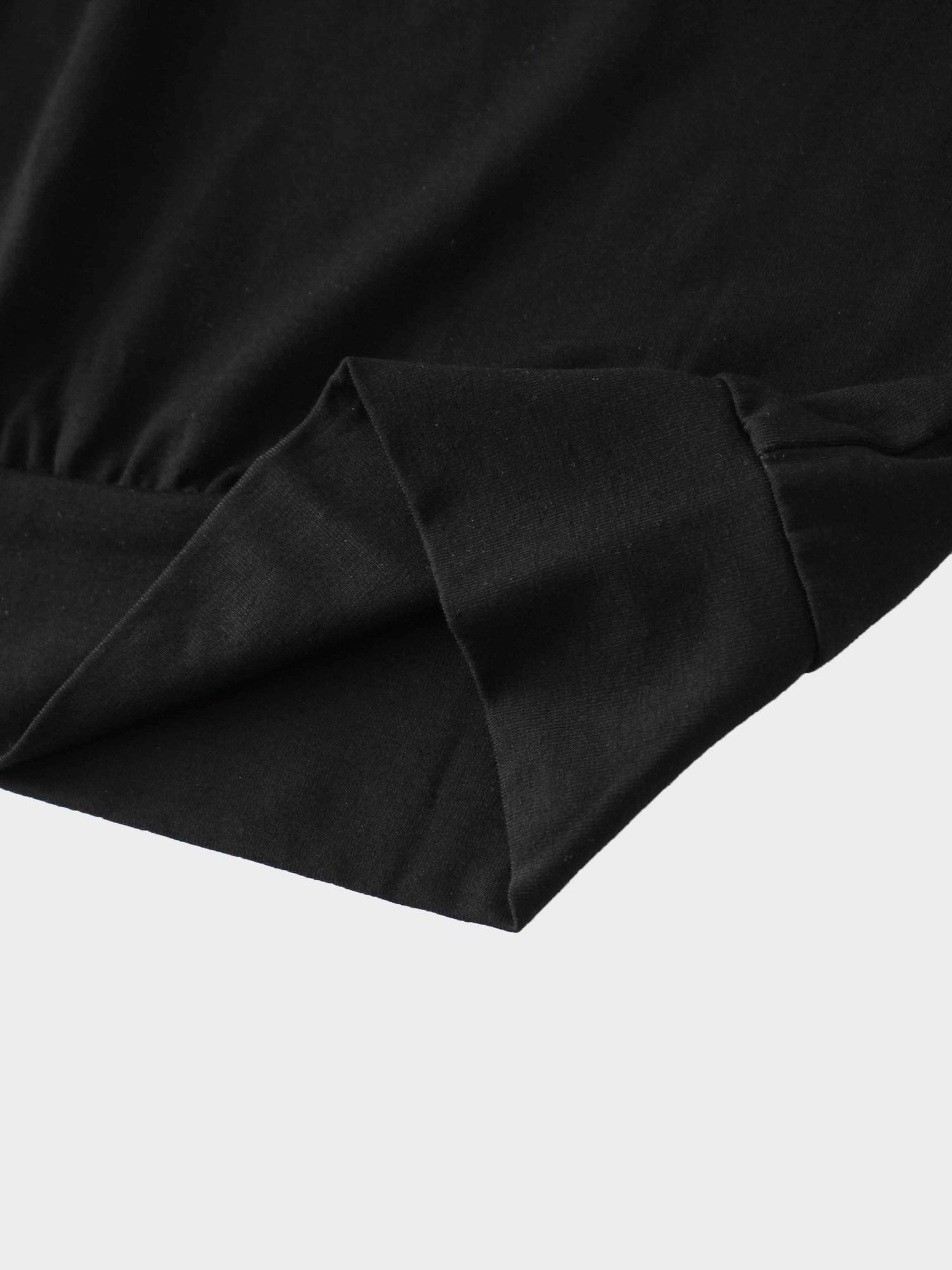 Modal Zip Up Bomber-Black