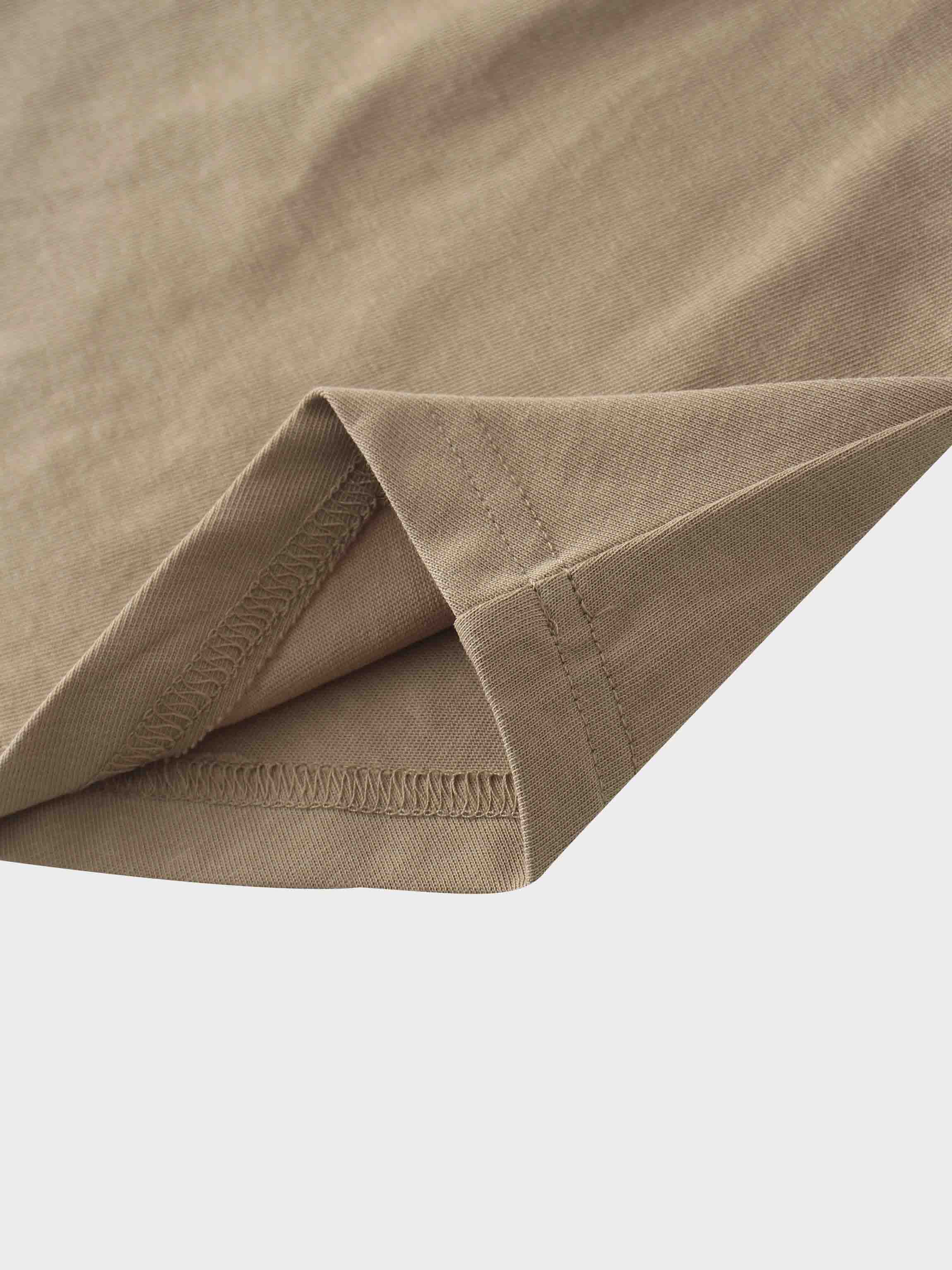 Tie Knot Tee-Tan