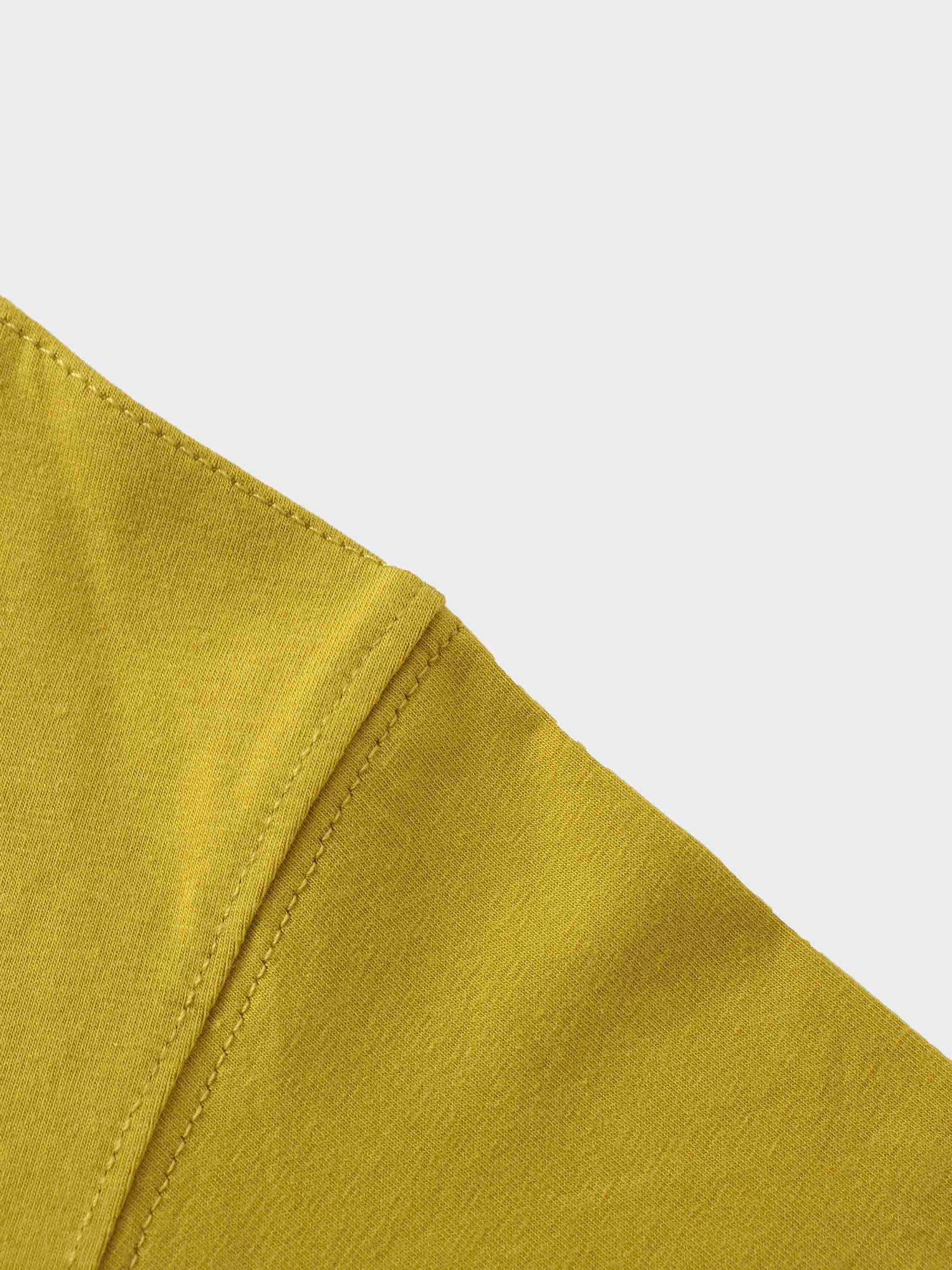 Oversized Rounded Hem T-Shirt-Lime Green