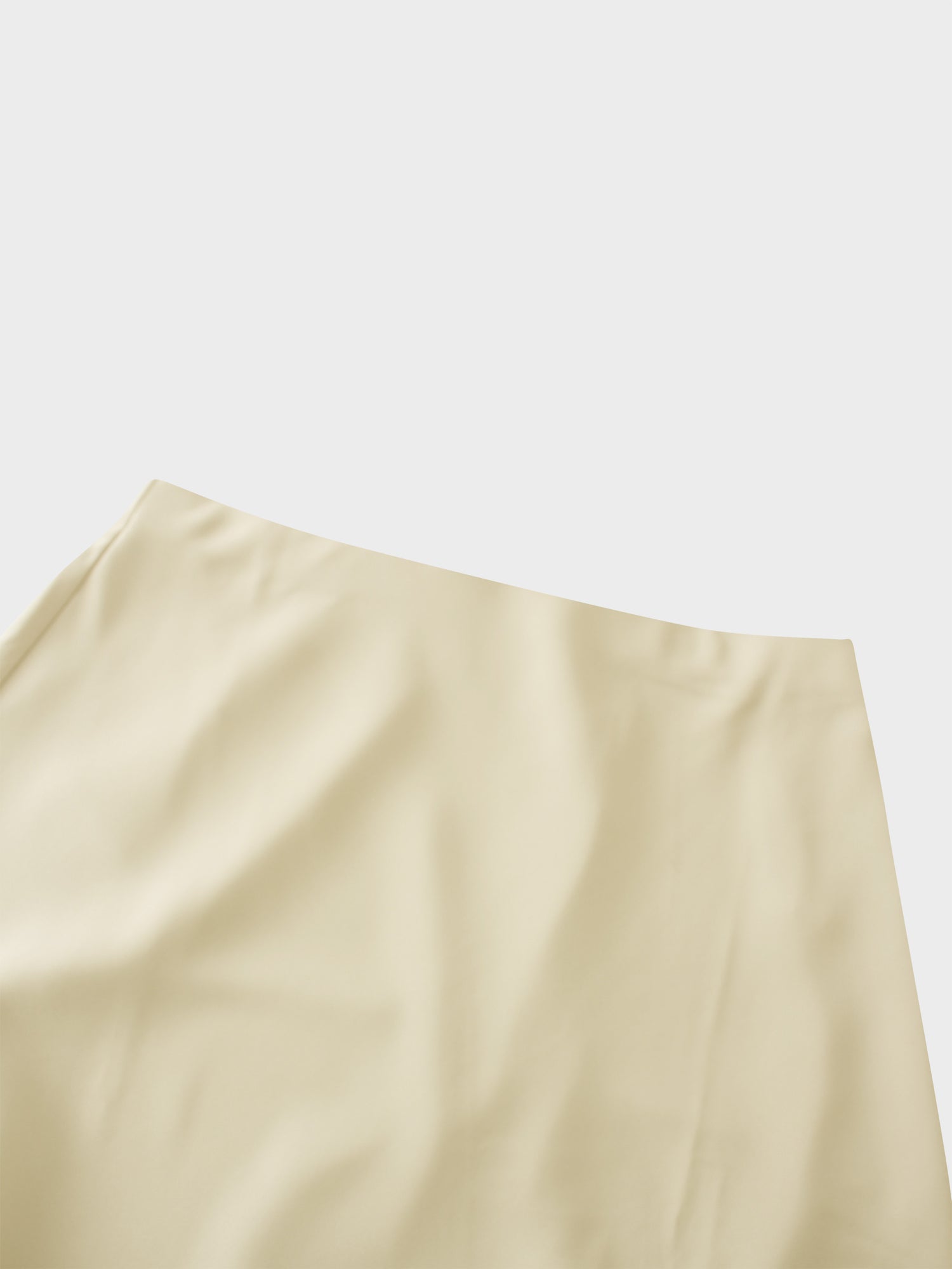 Crepe Slip Skirt-Tan