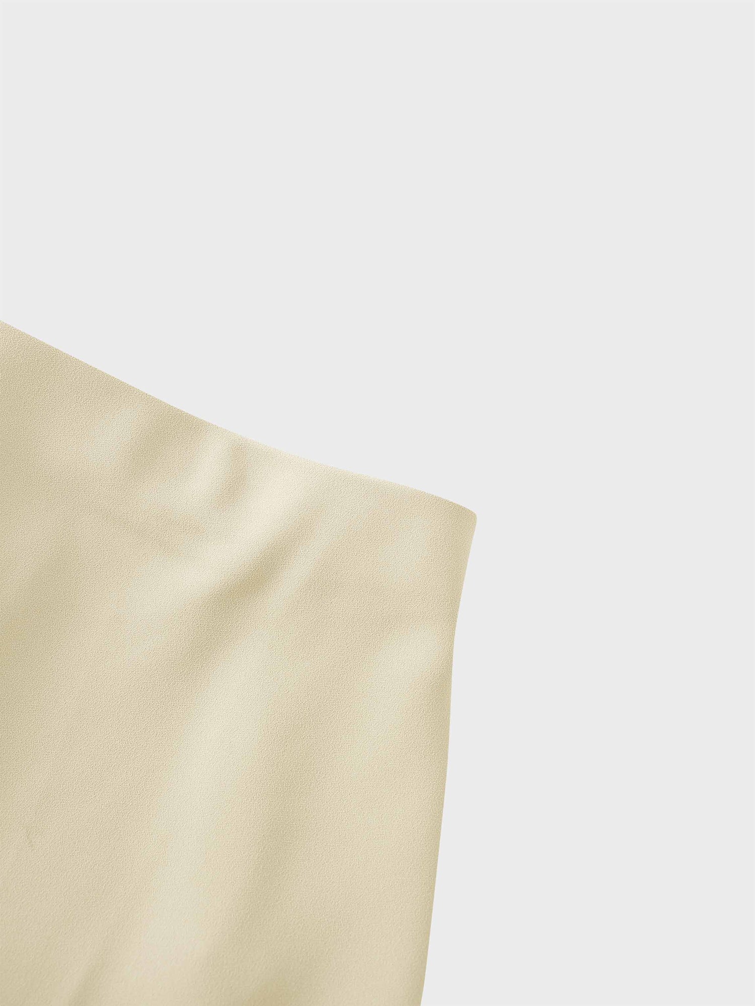 Crepe Slip Skirt-Tan