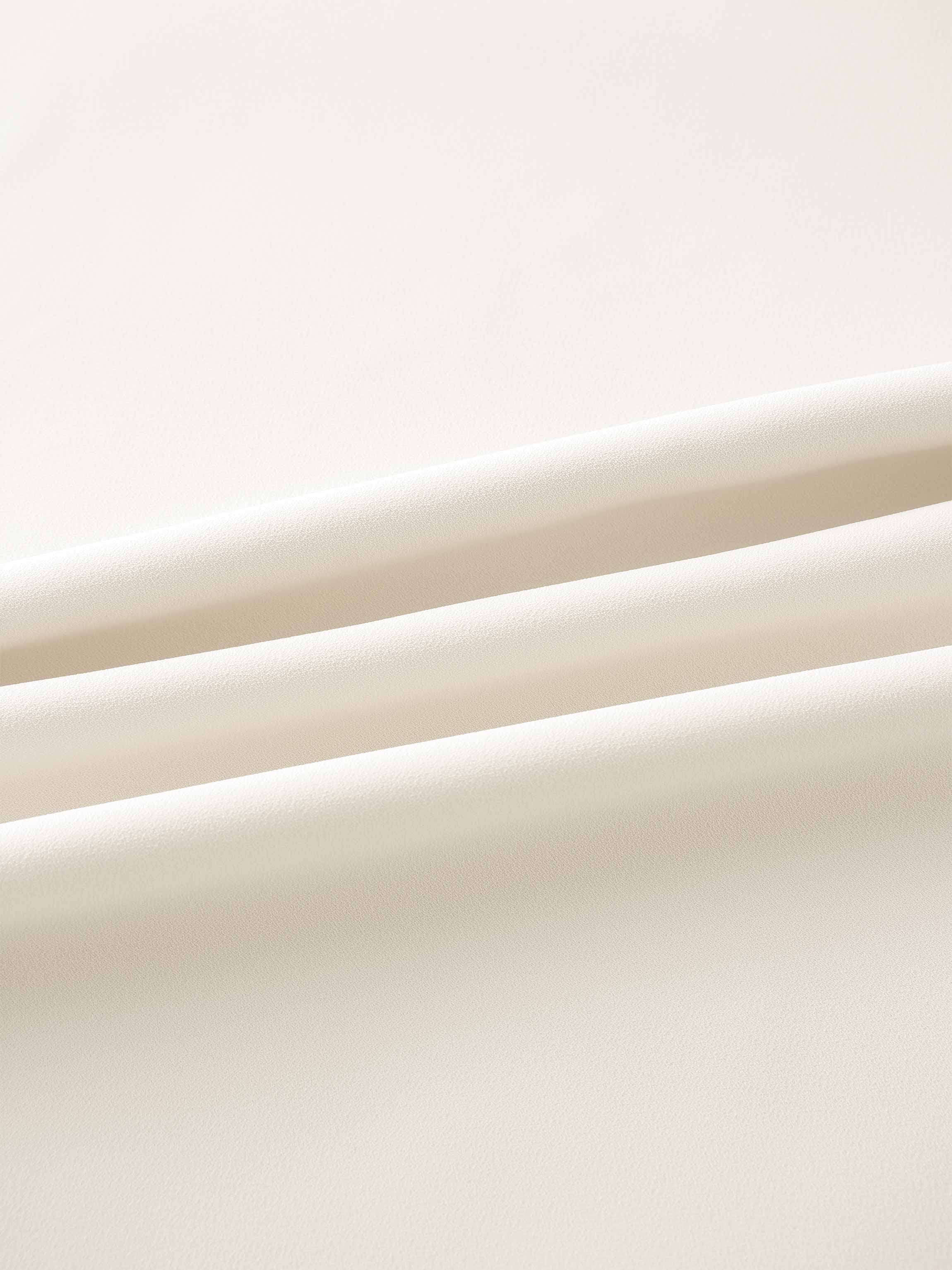 Crepe Slip Skirt-Ivory