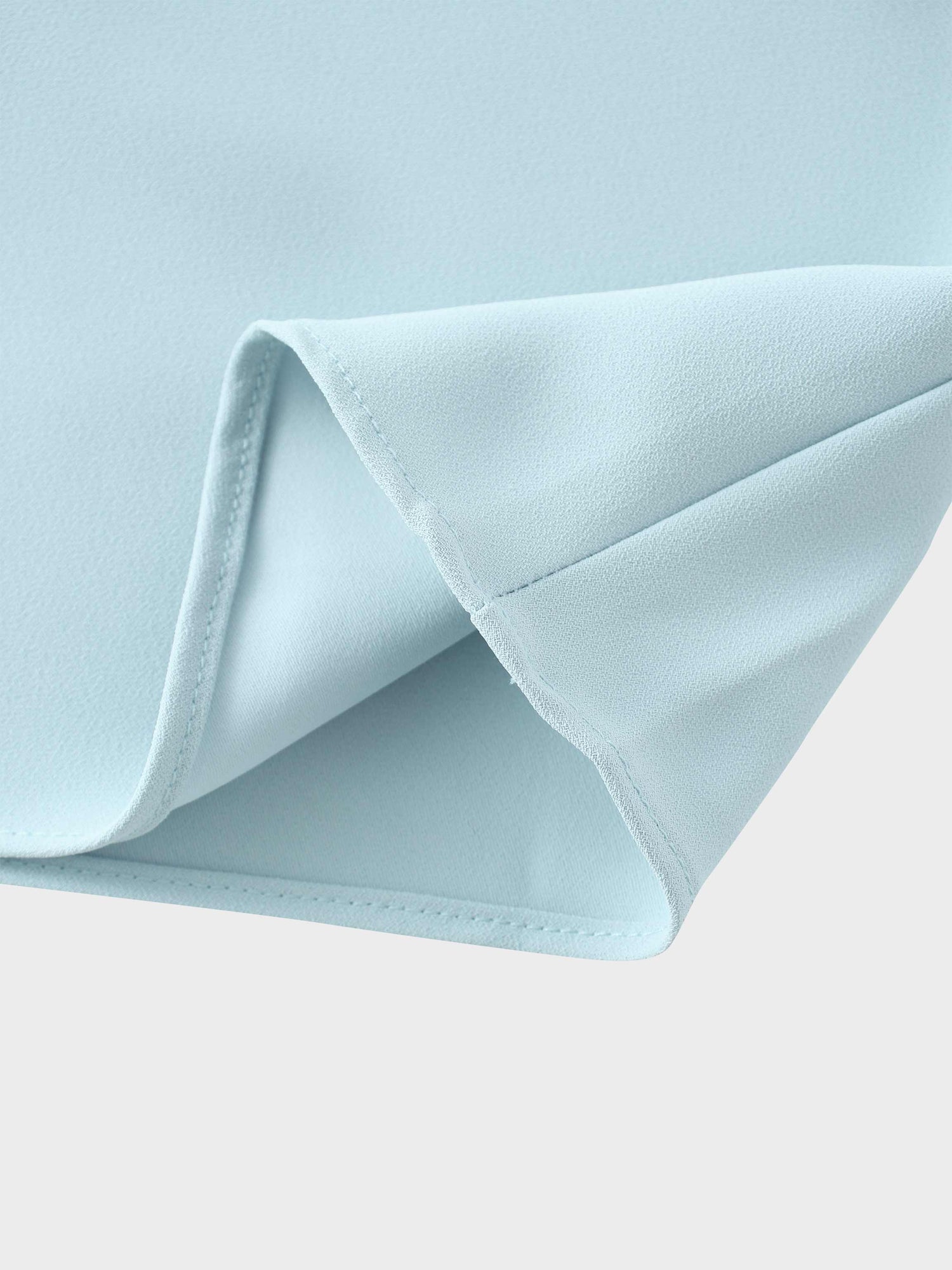 Crepe Slip Skirt-Sky Blue