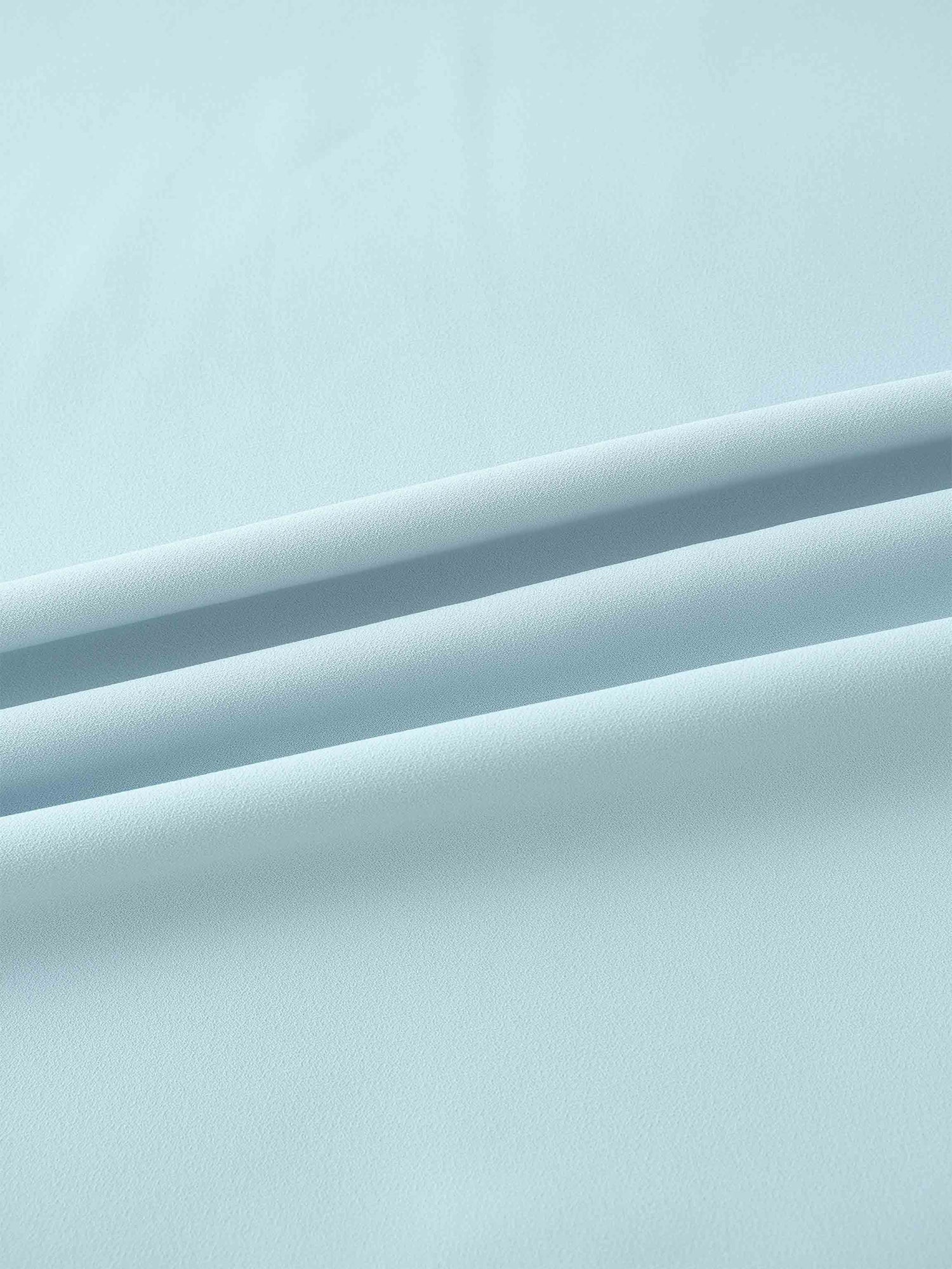 Crepe Slip Skirt-Sky Blue