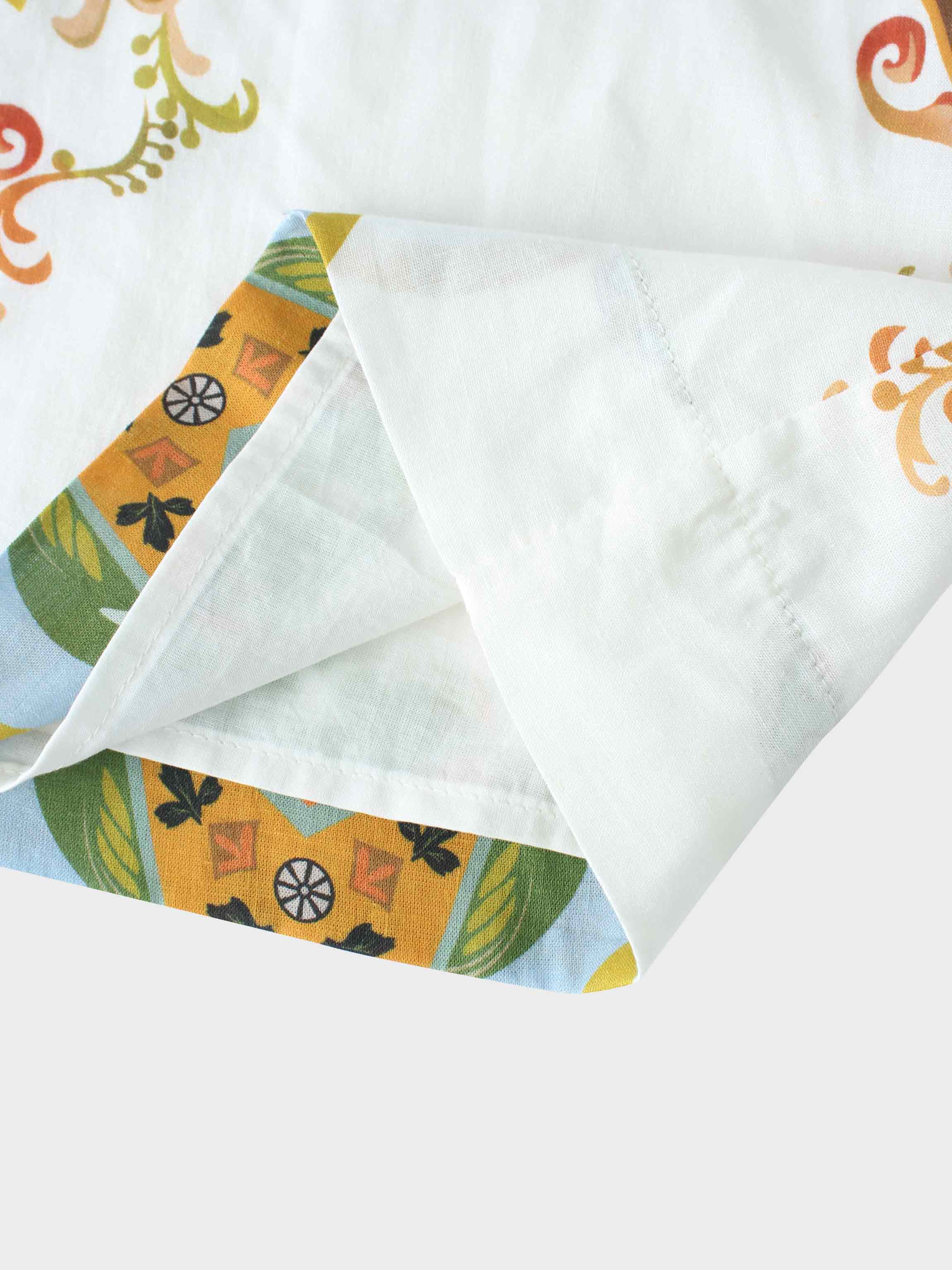 Smocked Waist Dress-Oriental Paisley