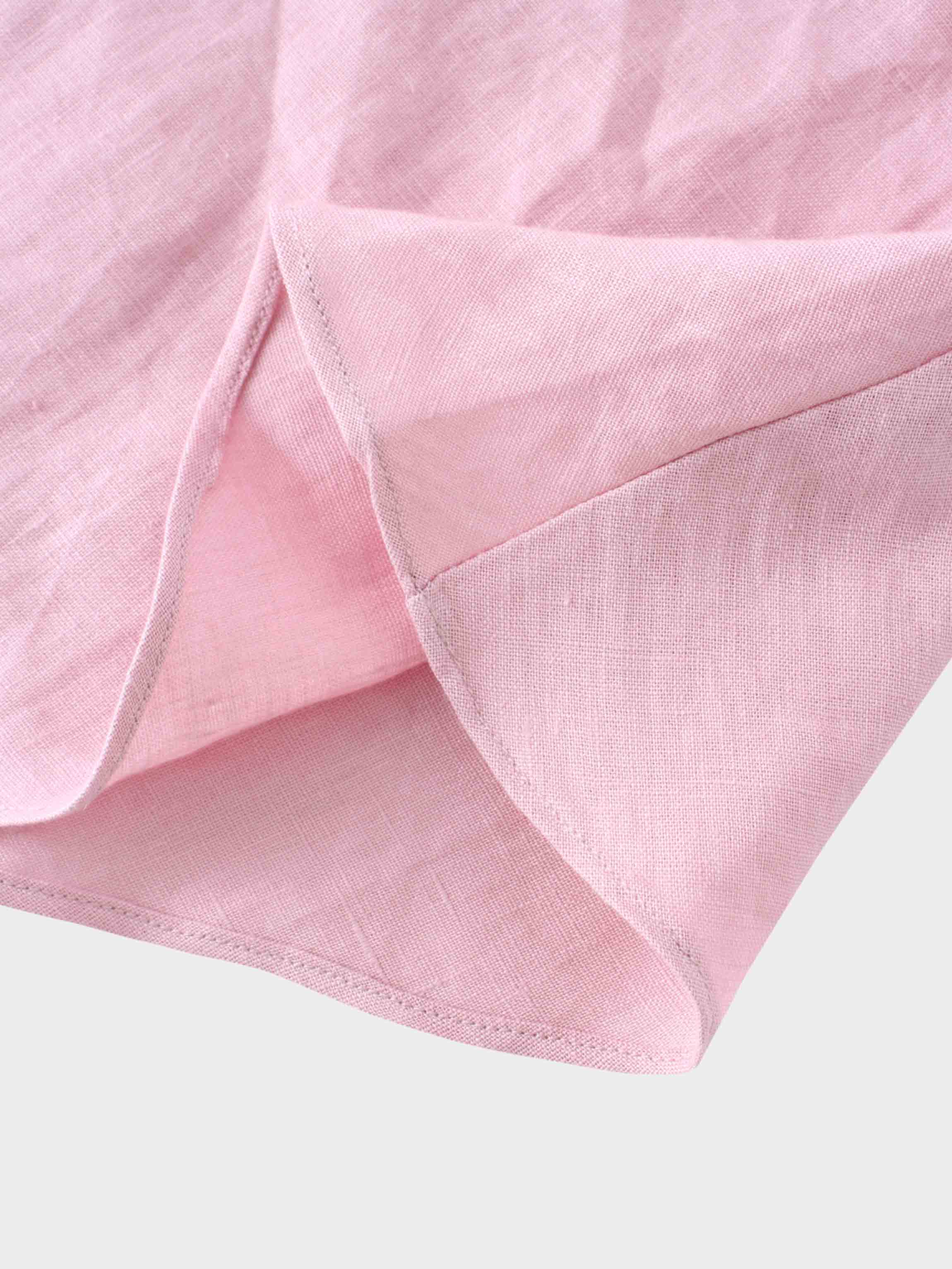 Linen A-Line Slip Dress-Blush