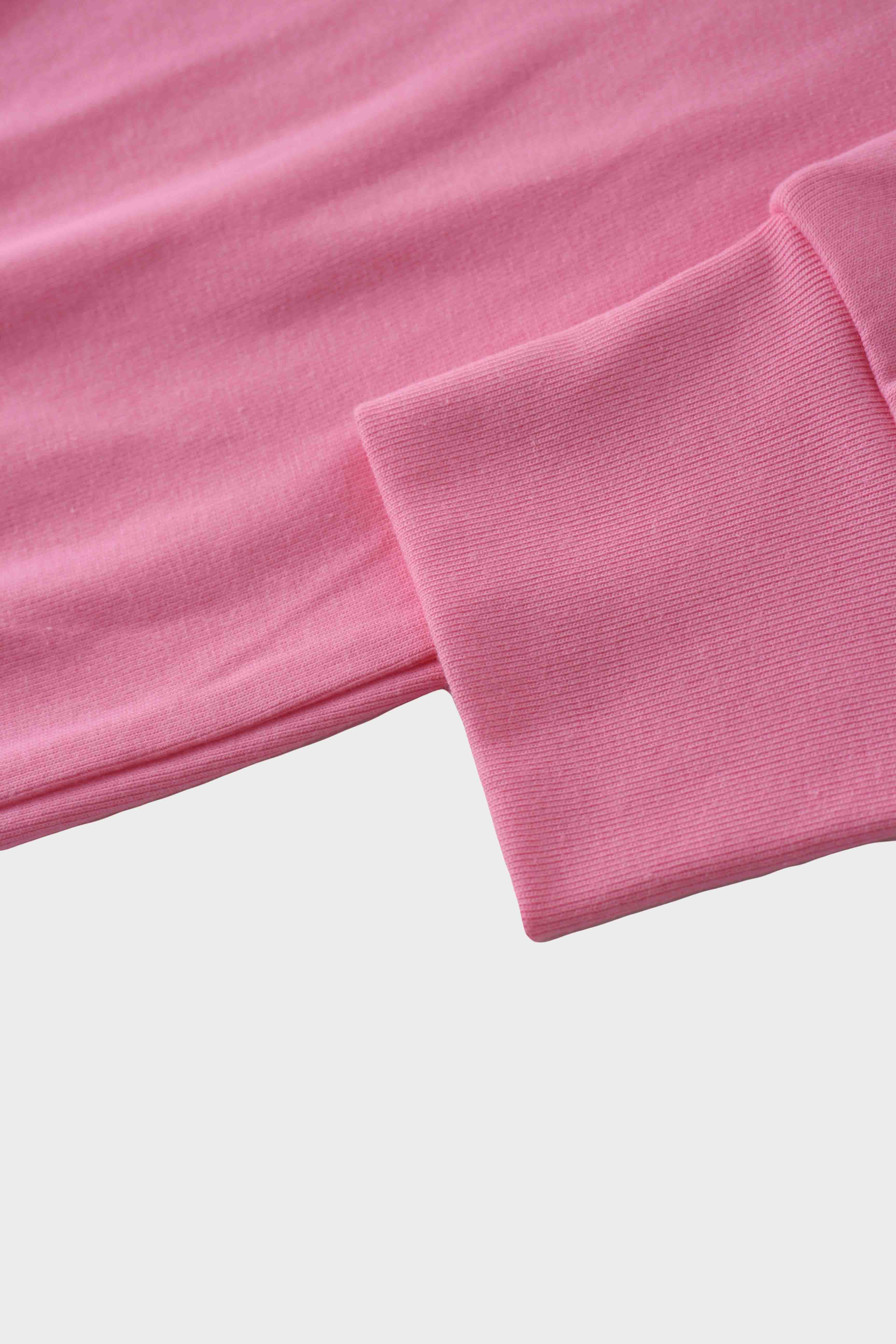 Collared Bomber Tee-Pink