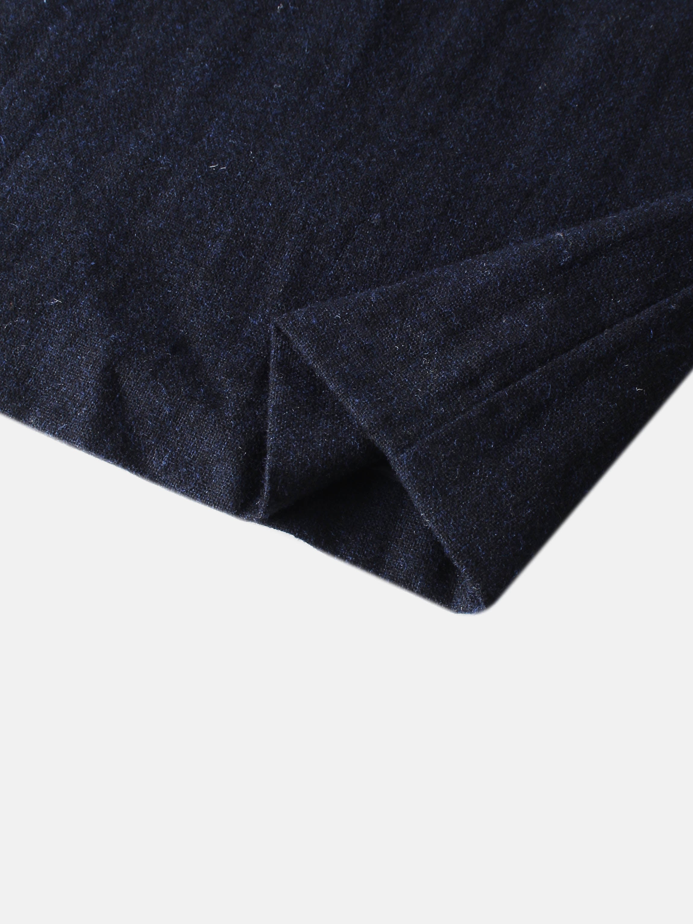 Buckle Pleat Skirt - Navy