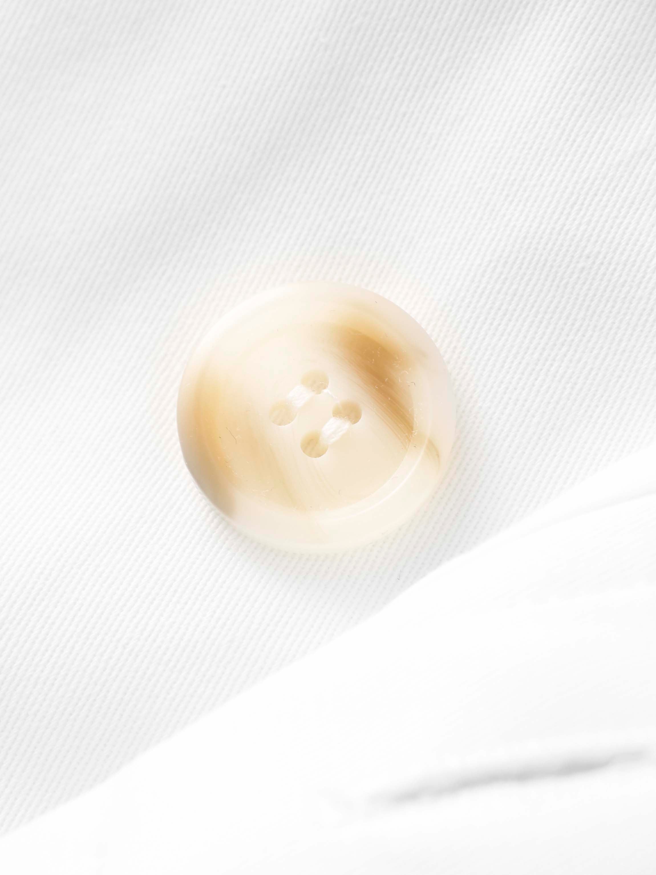 Belted Cotton Cargo Skirt-White