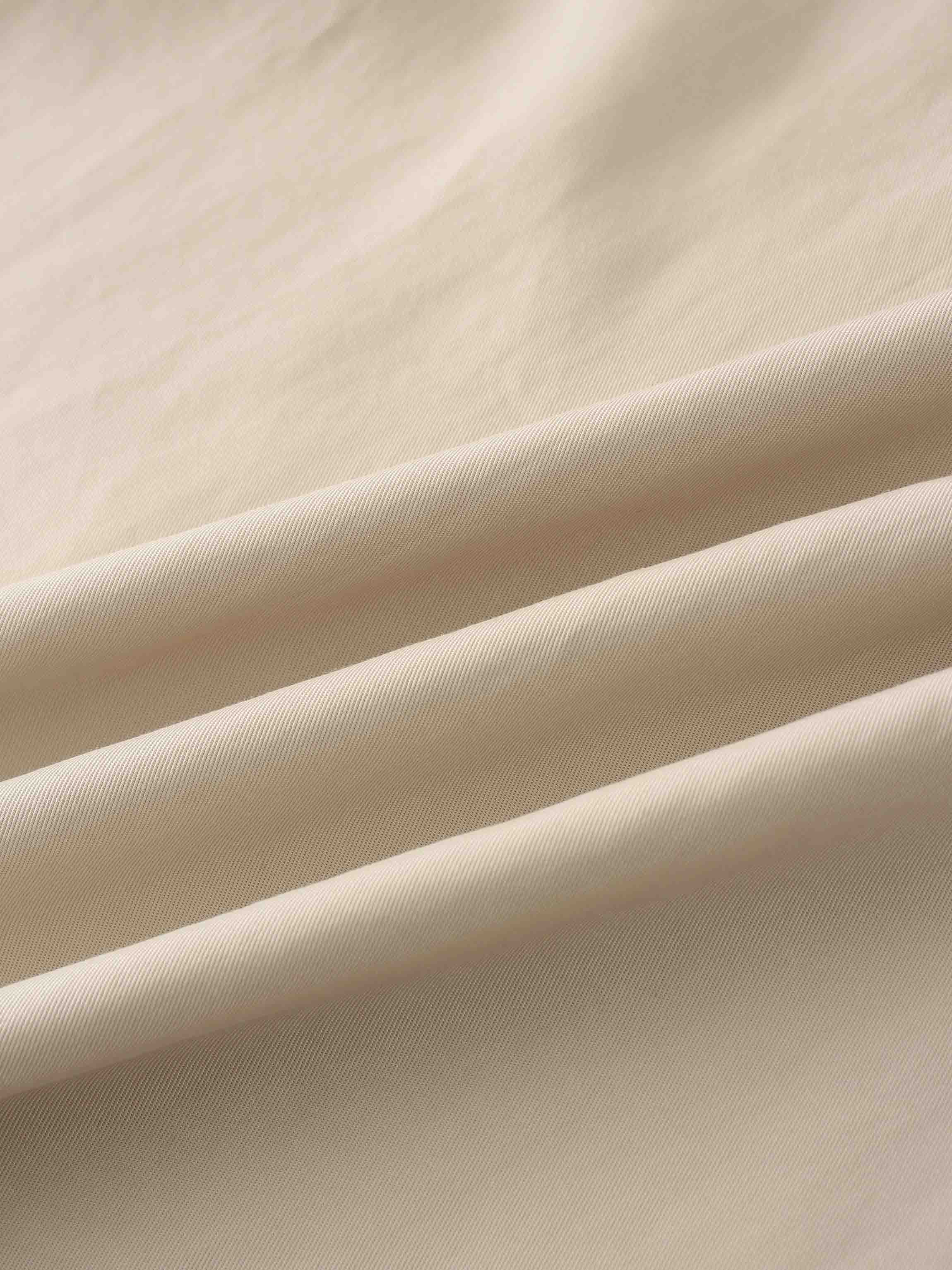 Drawstring Circle Skirt-Tan