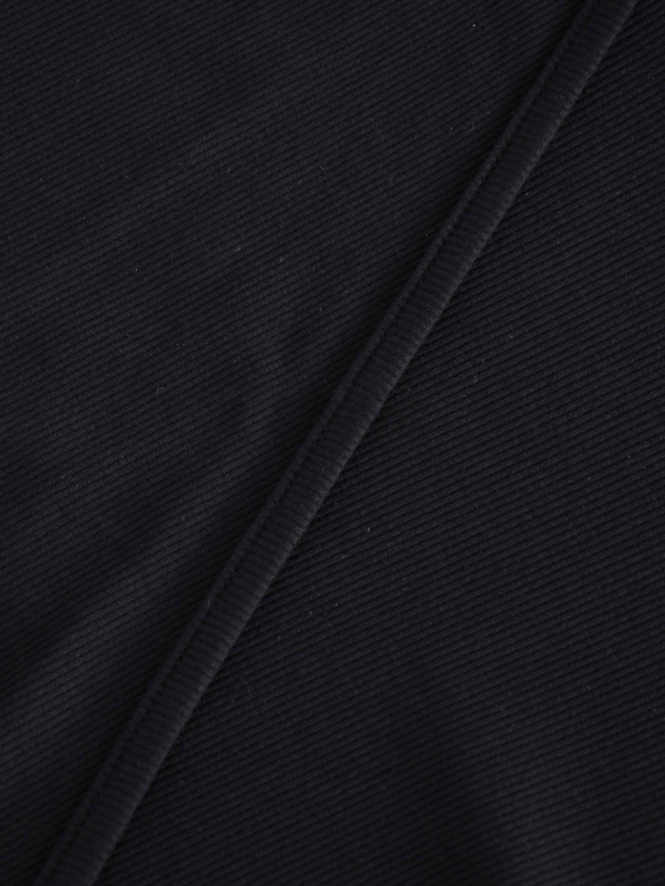 CAMISETA RIBBED WRAP-NEGRO
