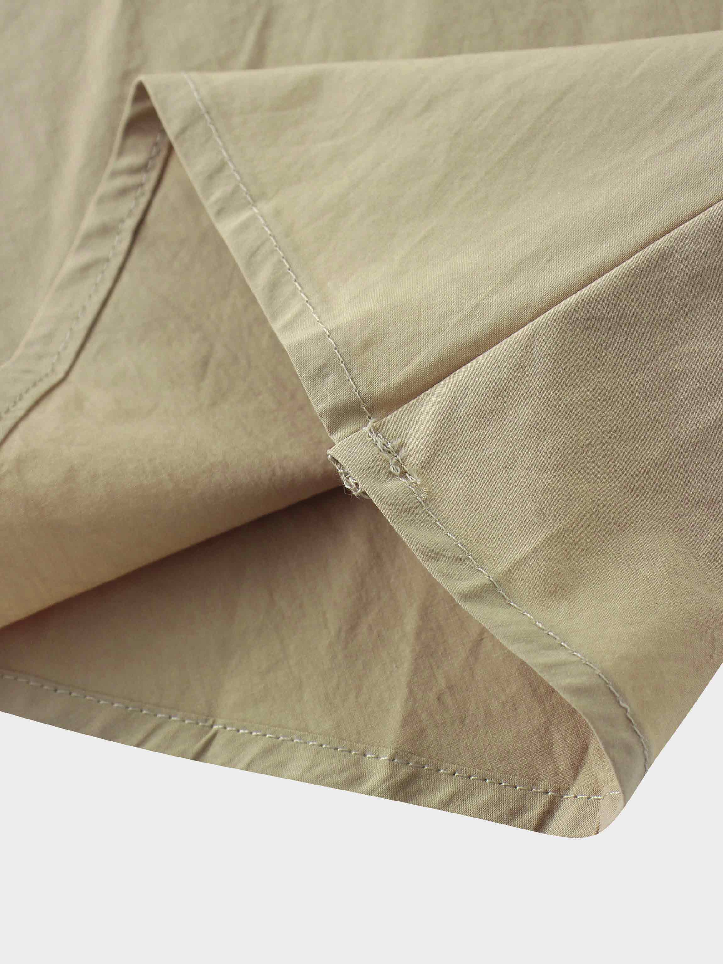 Micro Pleat Elastic Waist Skirt-Sand