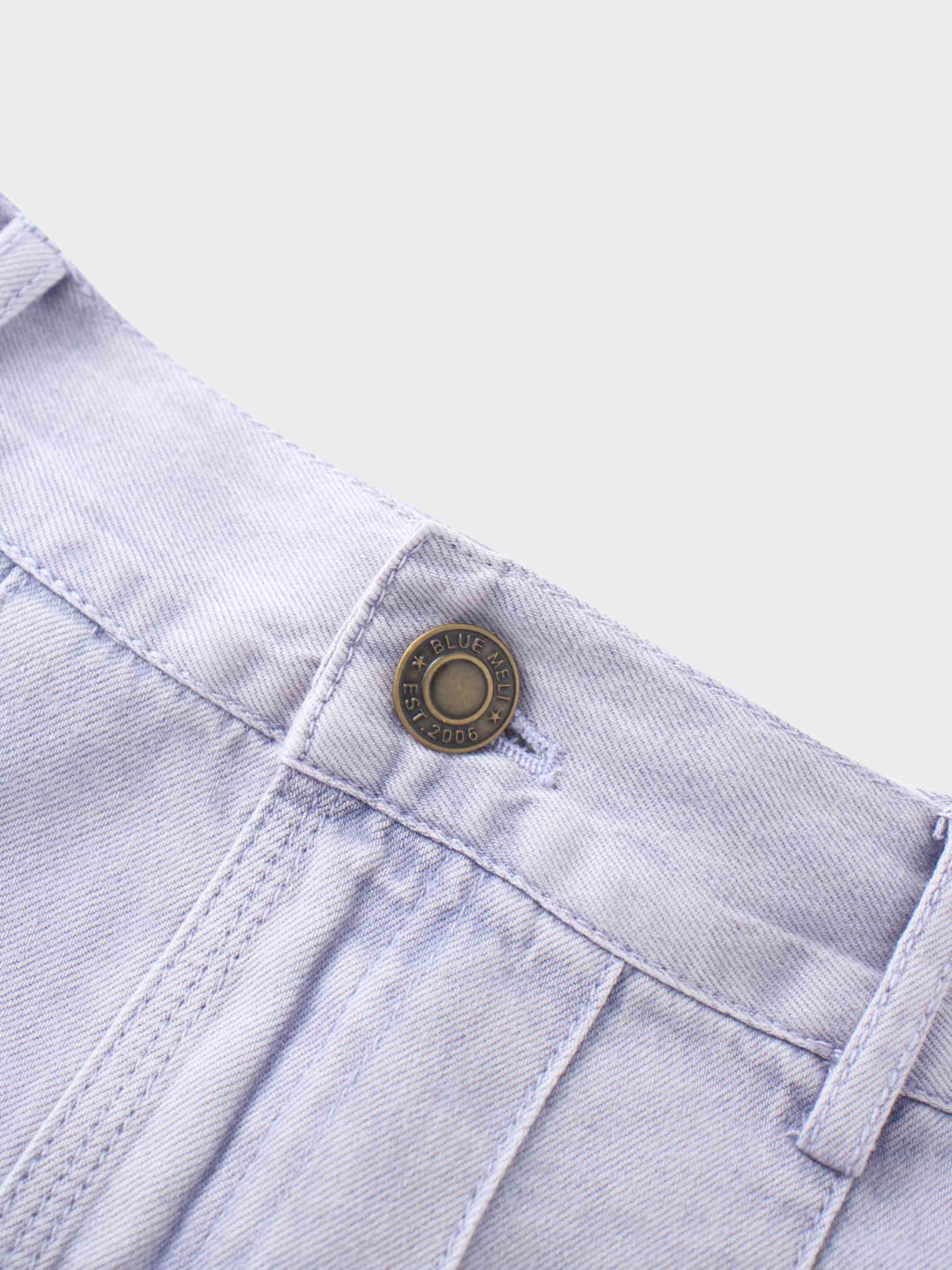 Stitched Pleated Skirt-Lavender