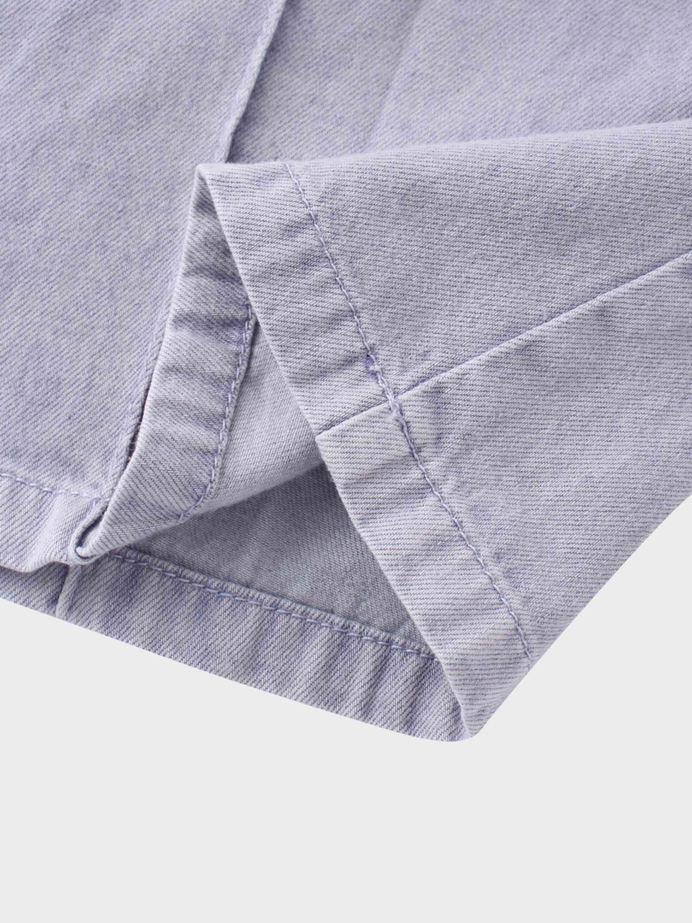 Stitched Pleated Skirt-Lavender