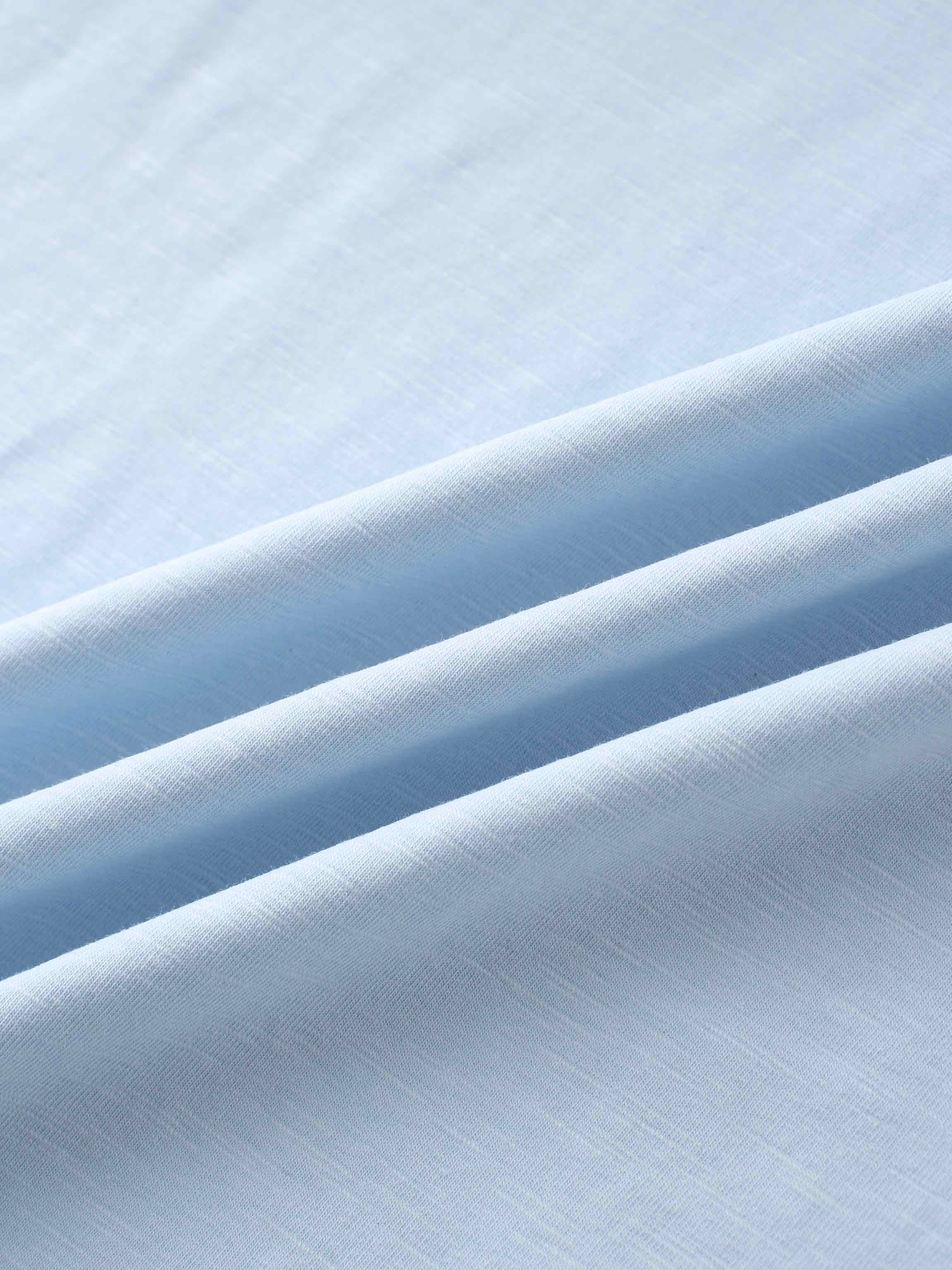 Crew Bomber Tee-Light Blue
