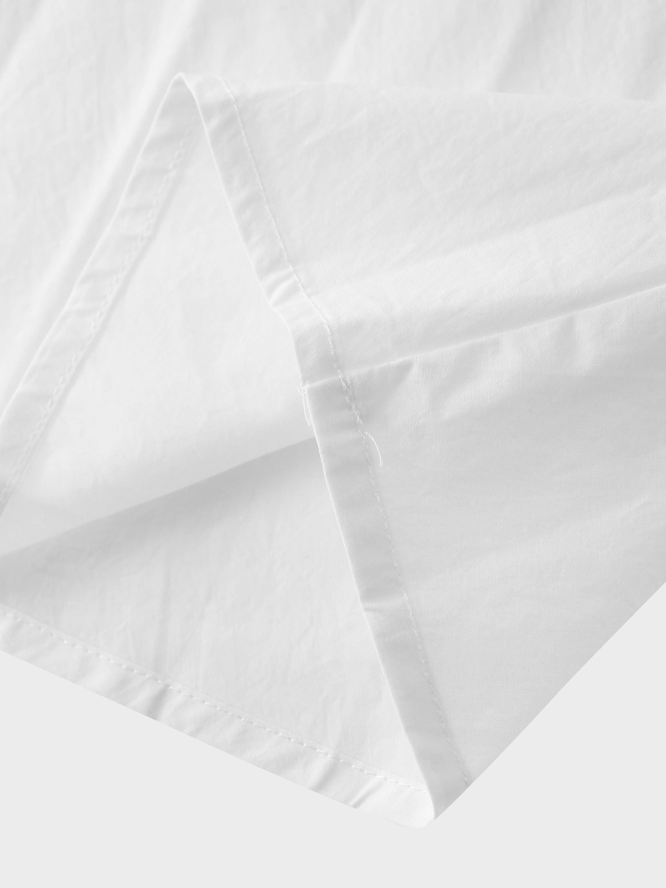 Micro Pleat Elastic Waist Skirt-White