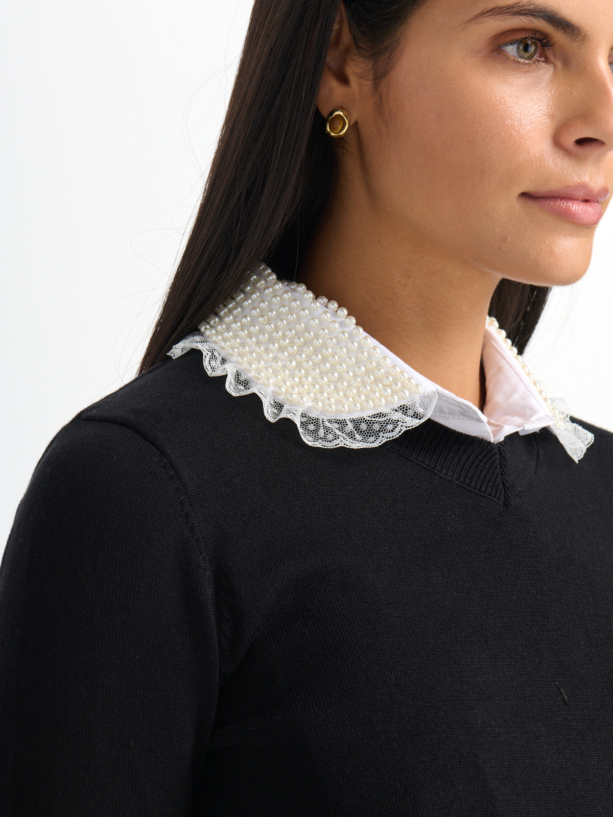 Detachable Collar - Pearls