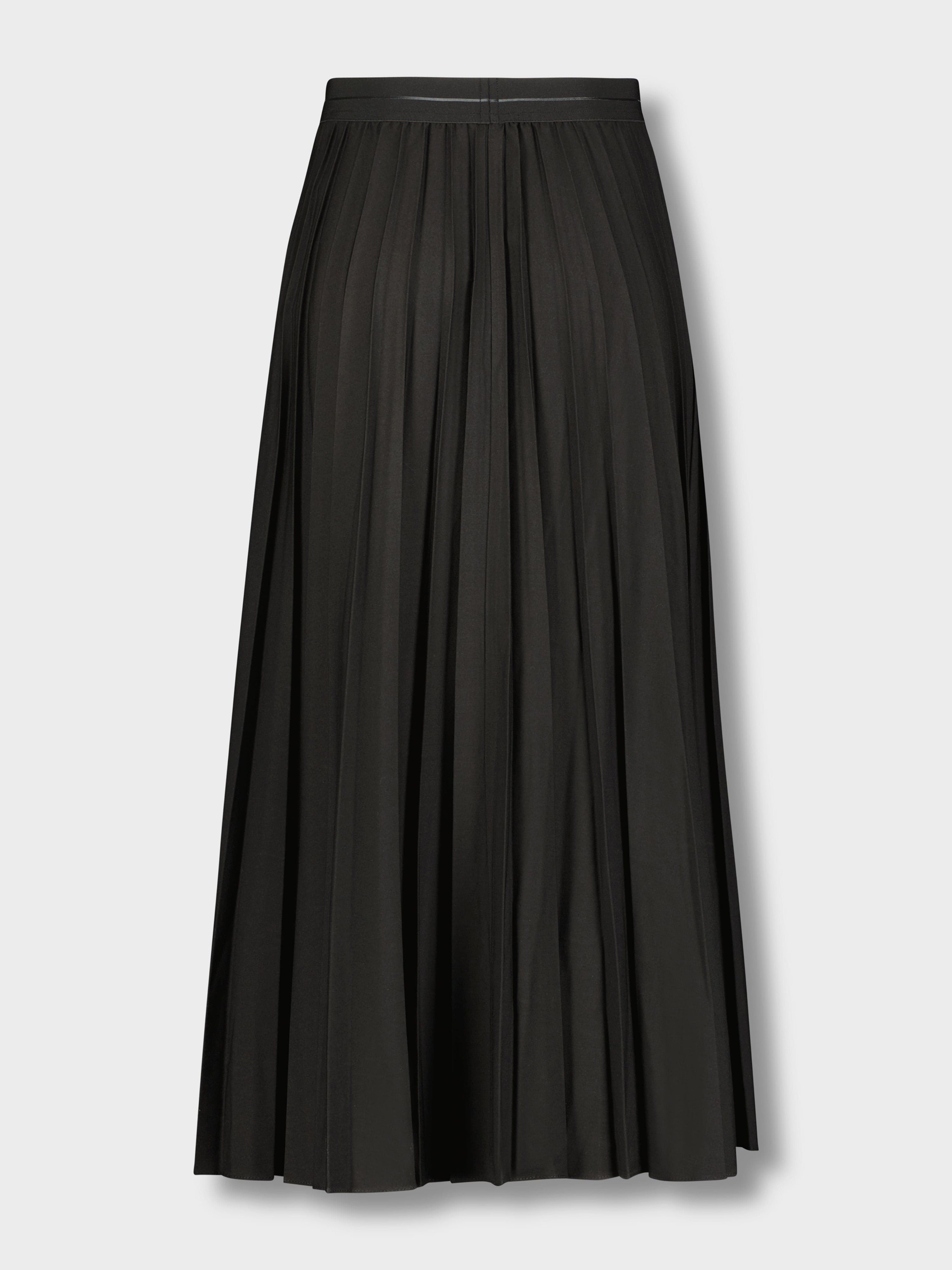 PLEATED SKIRT 35" - BLACK