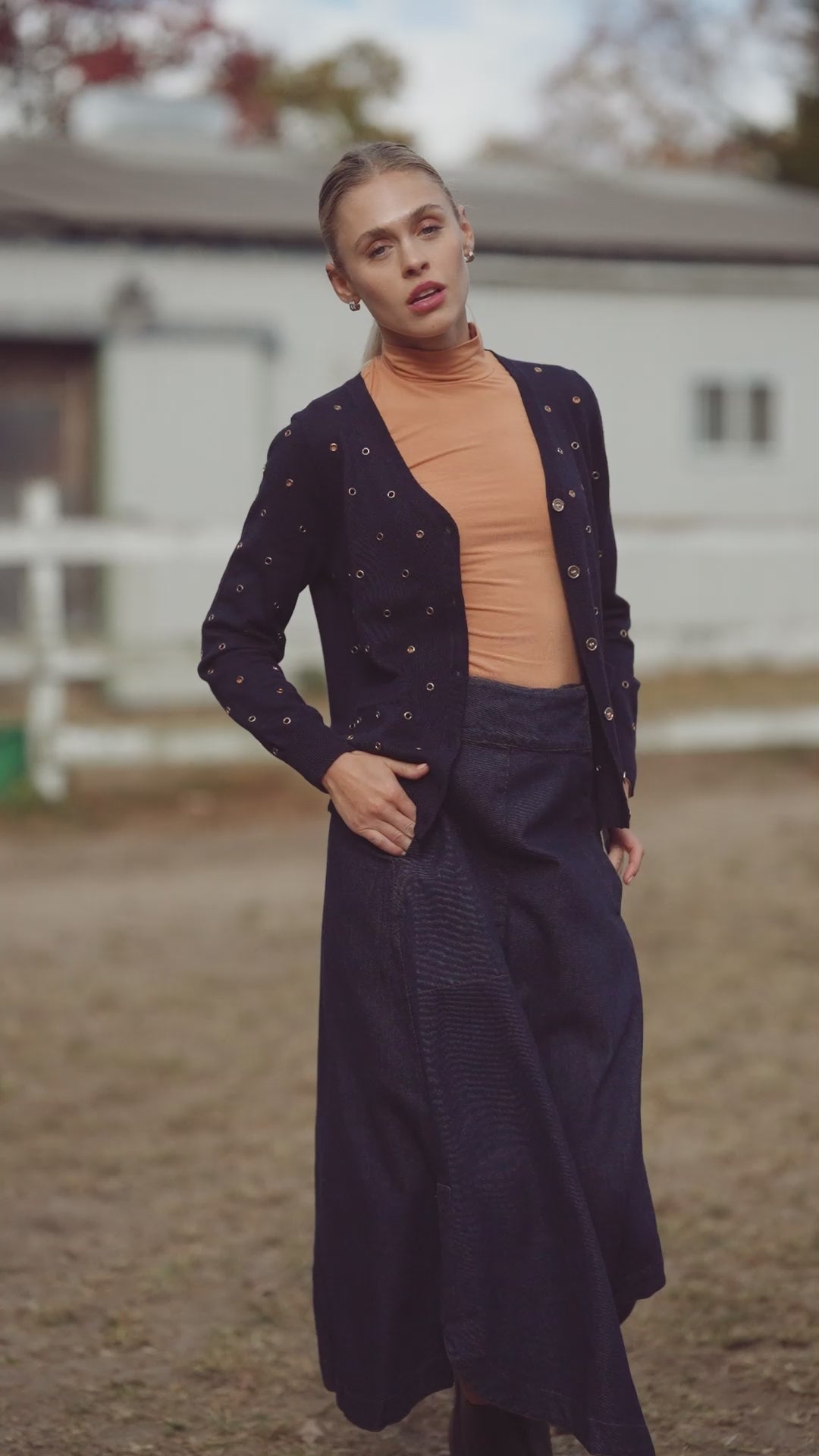 modal turtleneck long sleeve-bronze