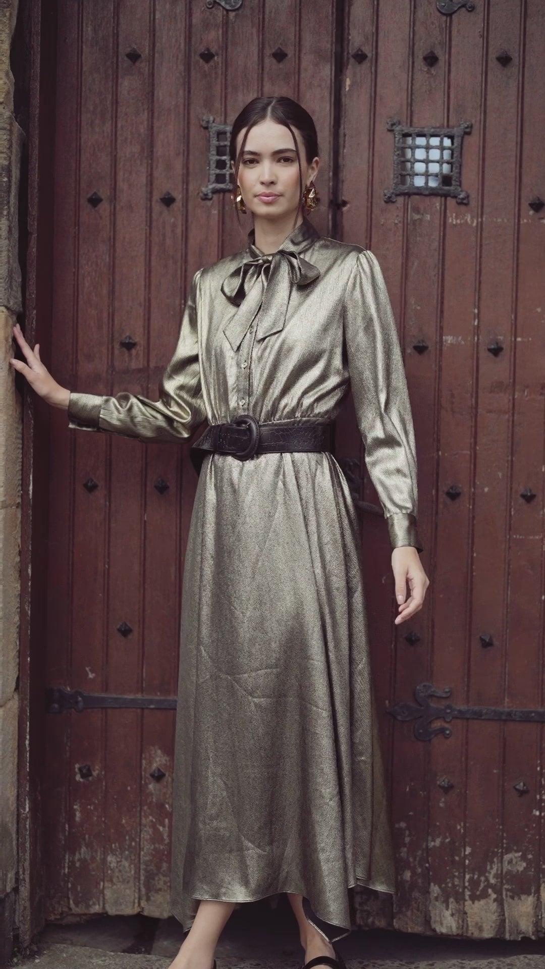 Emma Dress-Gold