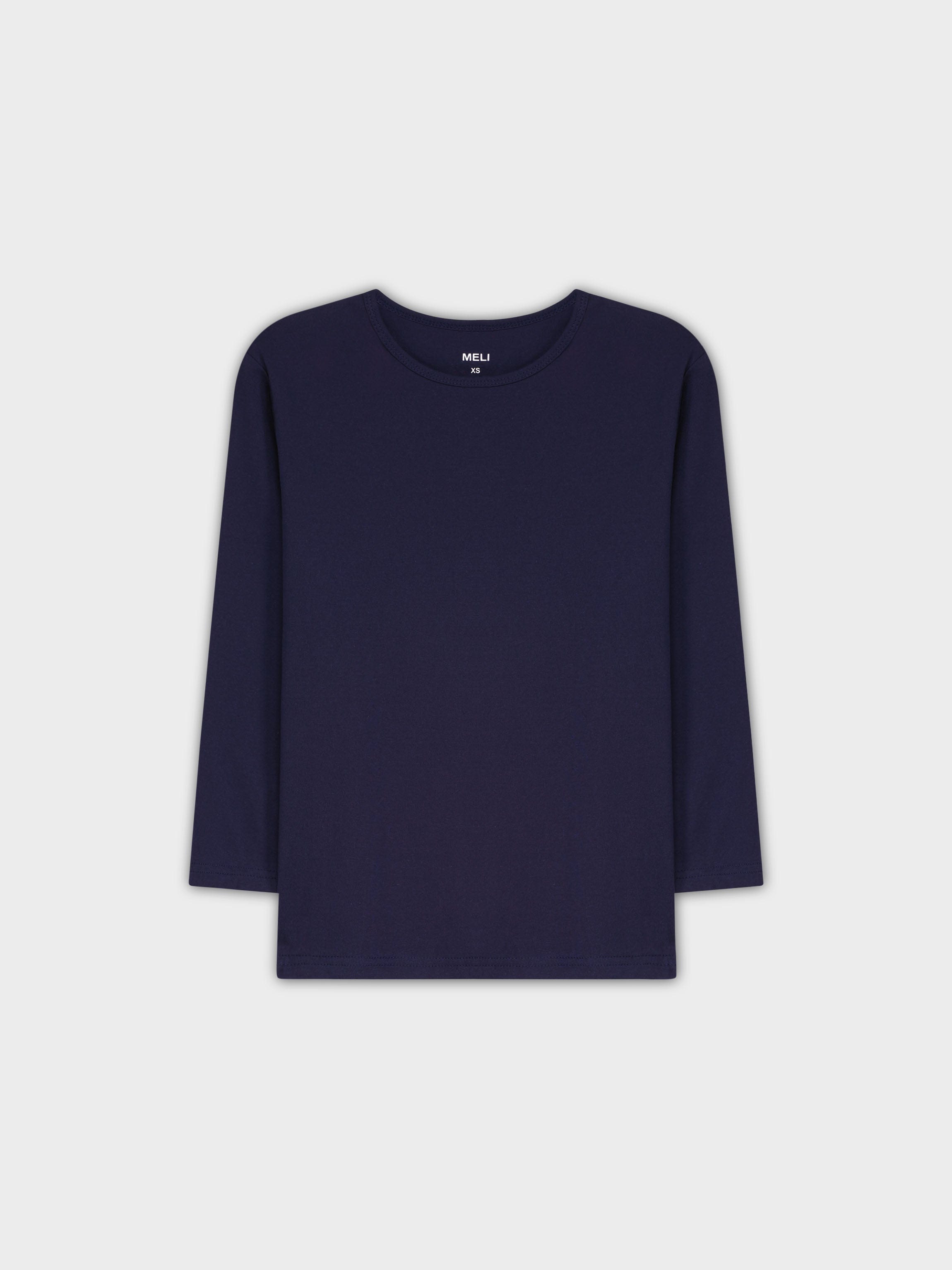 CLASSIC TEE 3Q-DARK BLUE