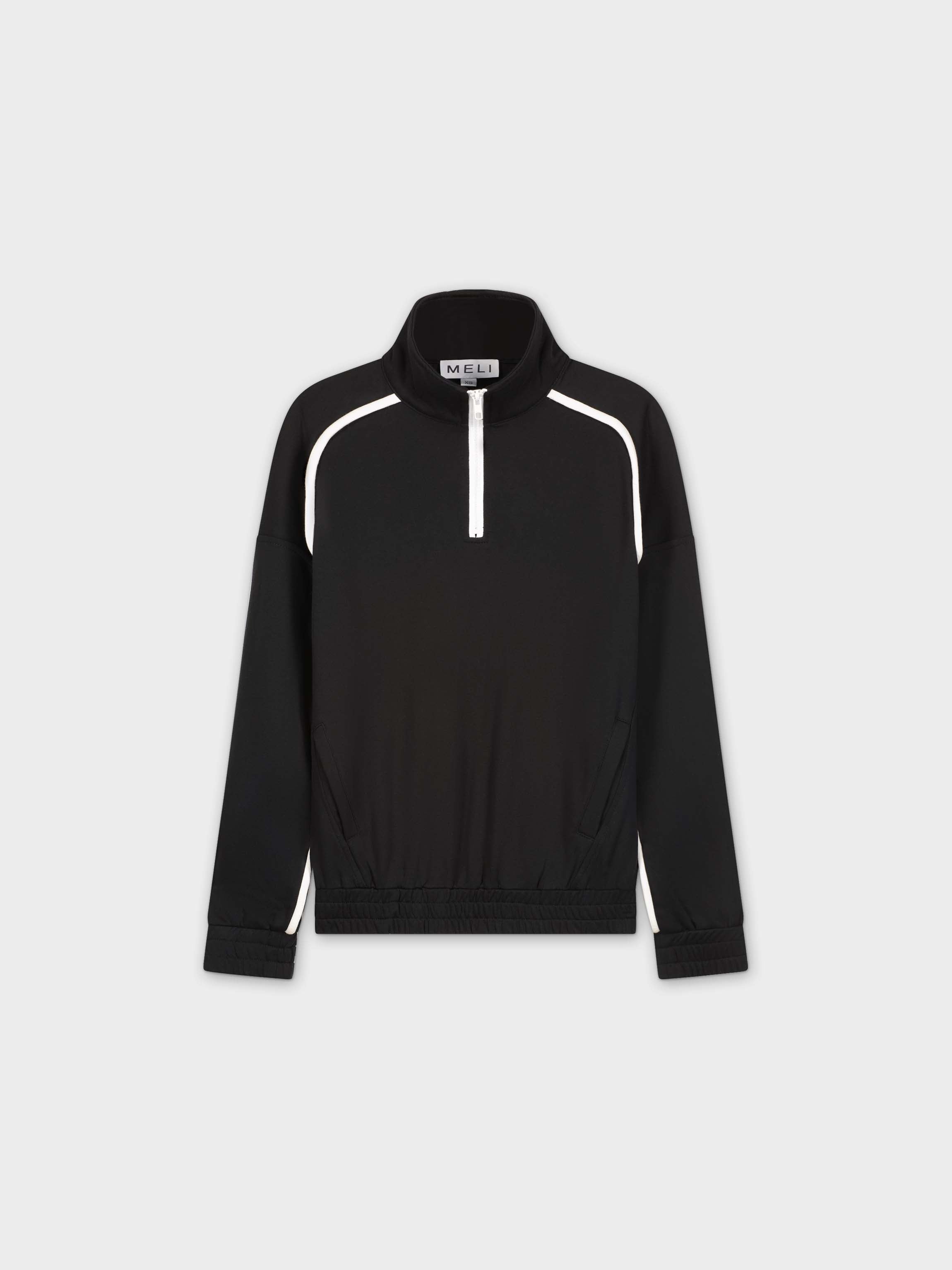 Half zip track jacket best sale