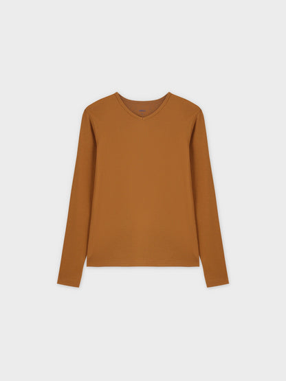 Basic High V Tee LS-Sand