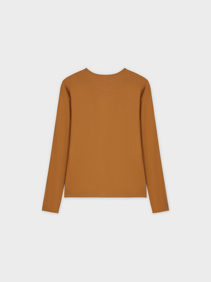 Basic High V Tee LS-Sand