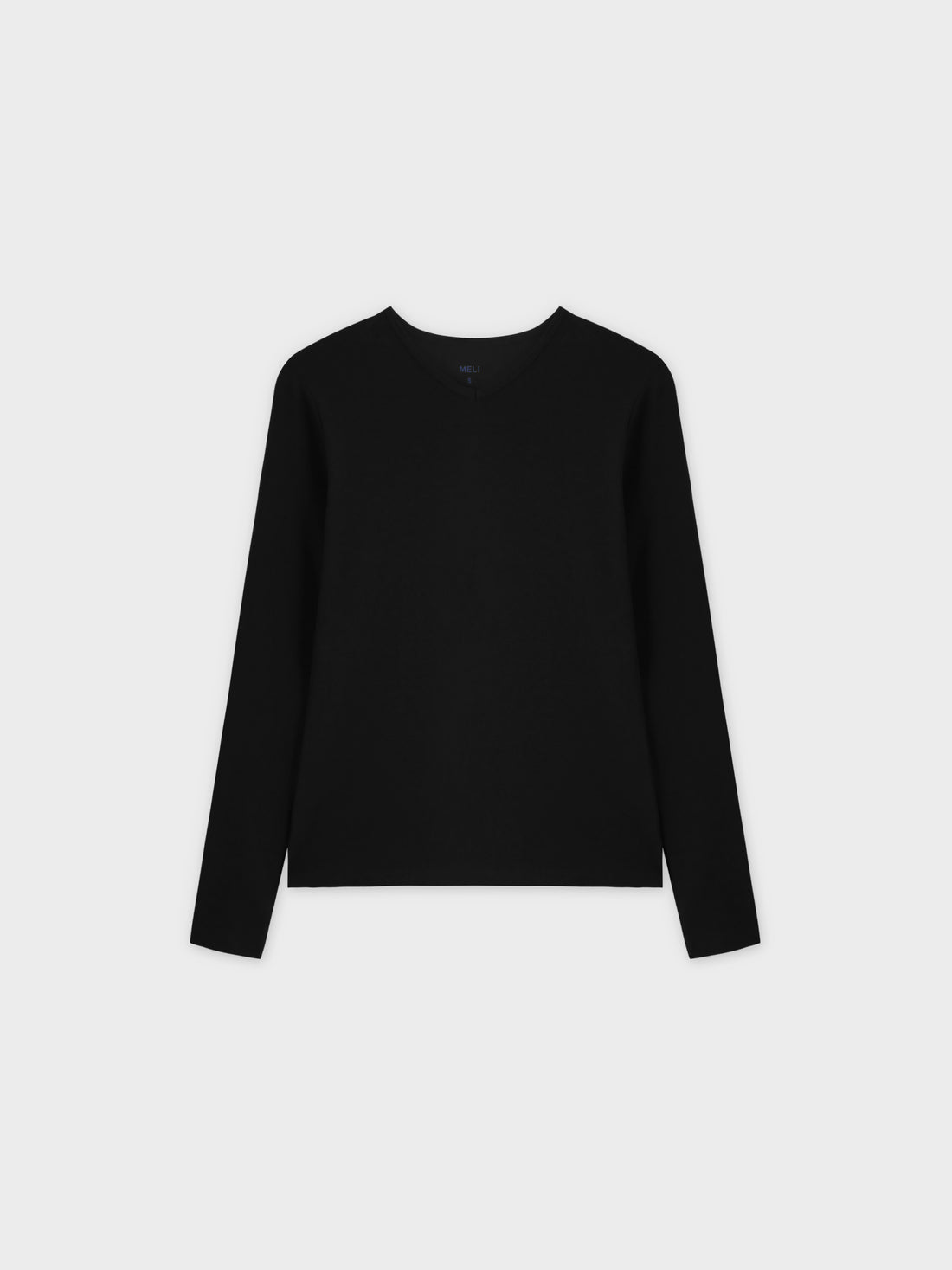 CAMISETA BASIC HIGH V LS-NEGRO