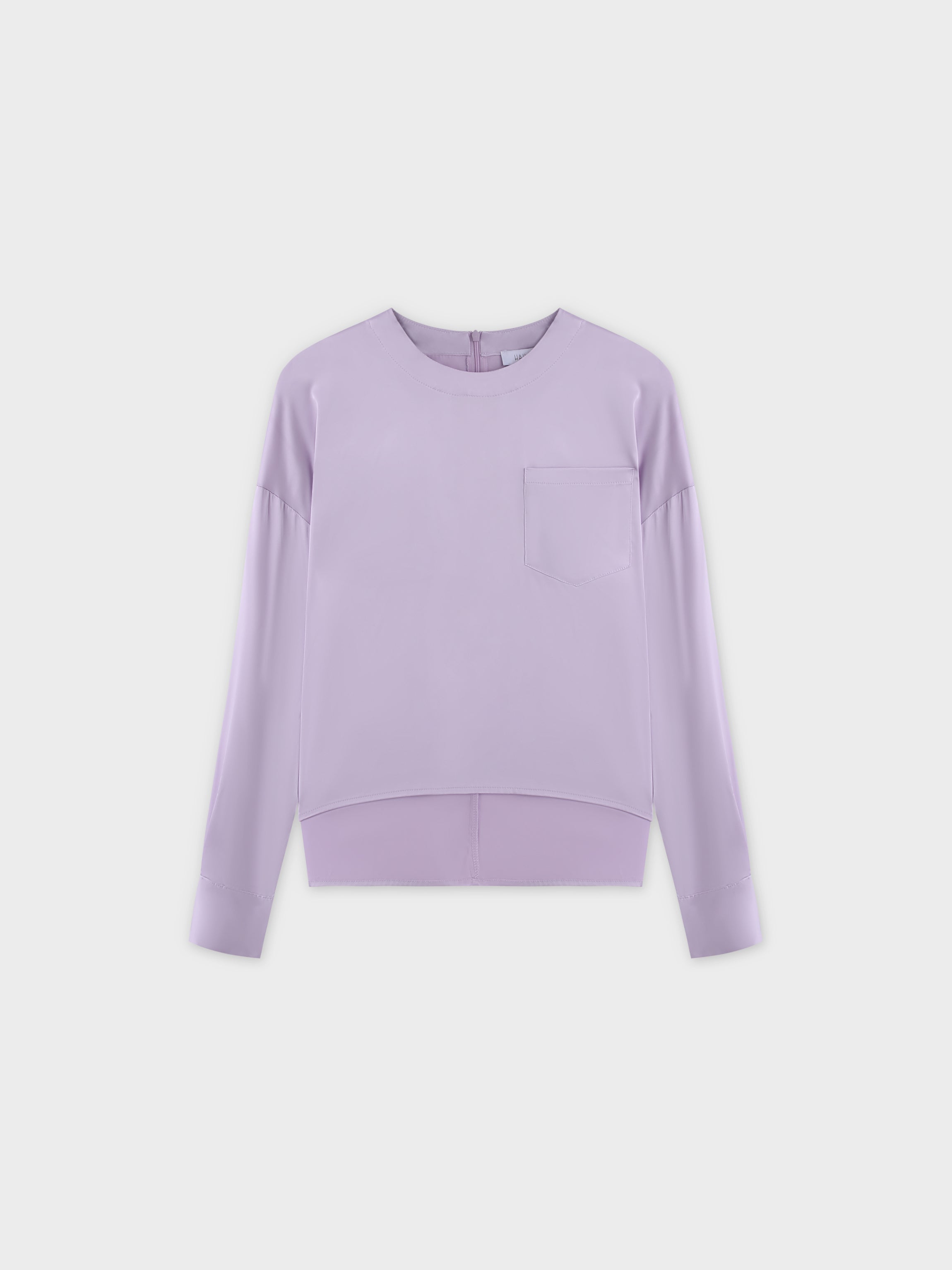 Satin Top-Lavender