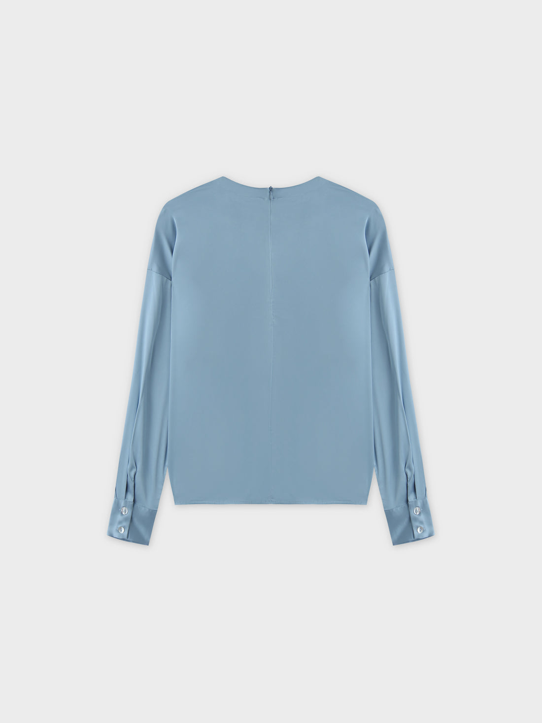 Satin Top-Light Blue