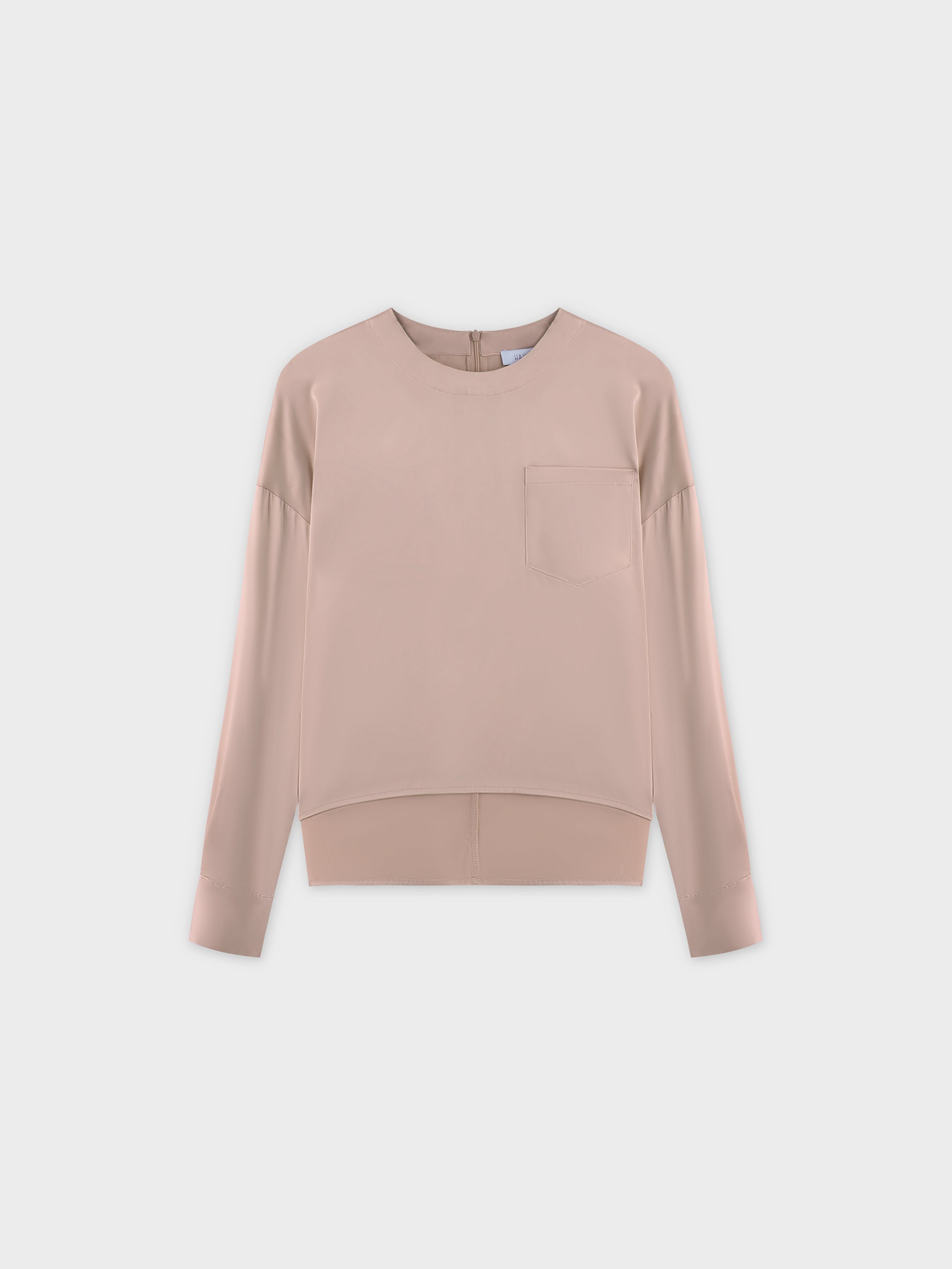 Satin Top-Blush