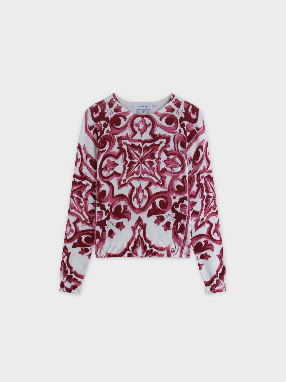 Printed Sweater-Pink Picasso