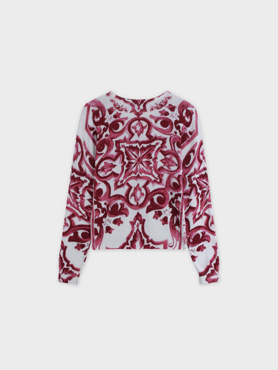 Printed Sweater-Pink Picasso