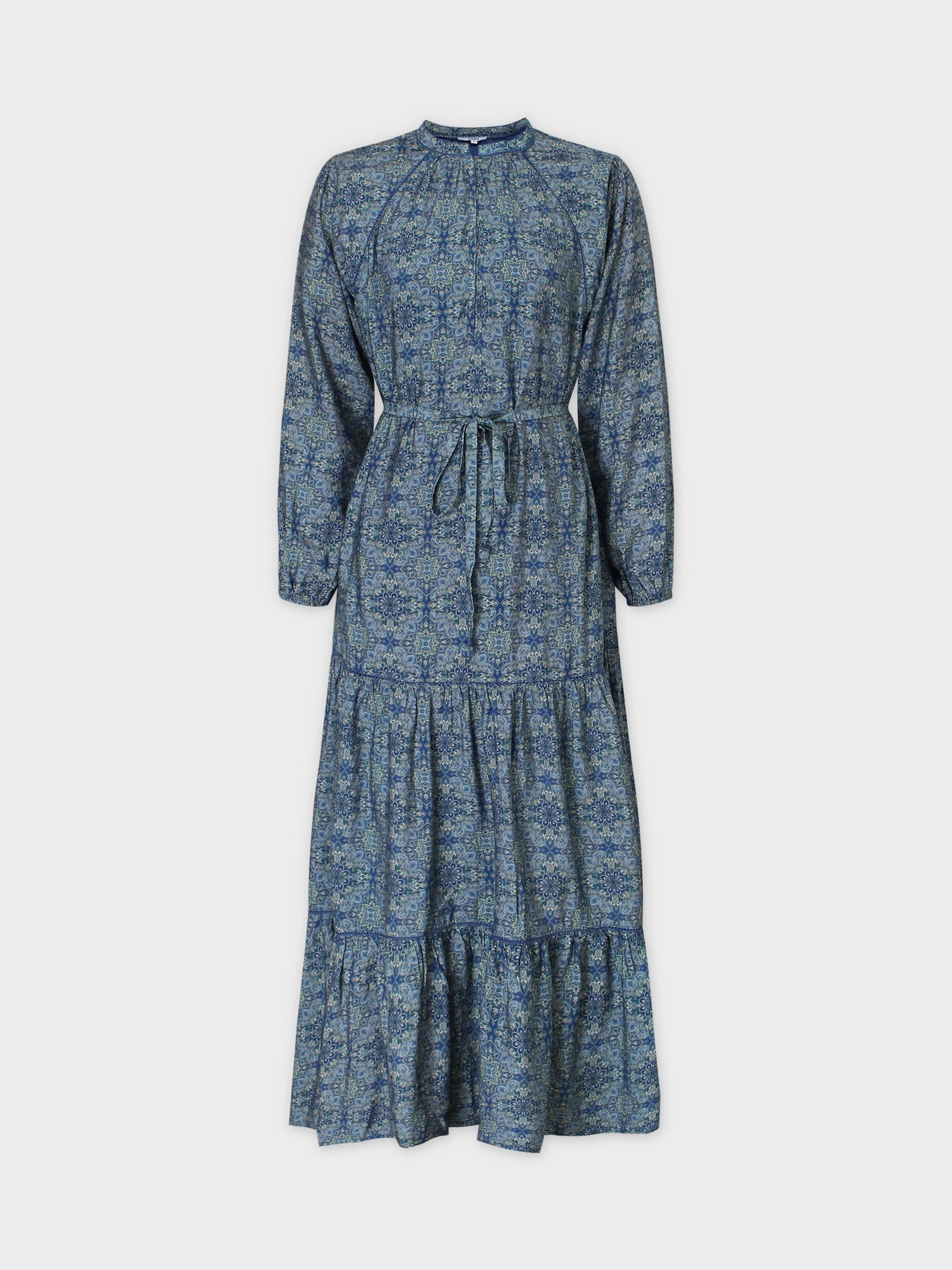 Boho Dress-Blue Floral