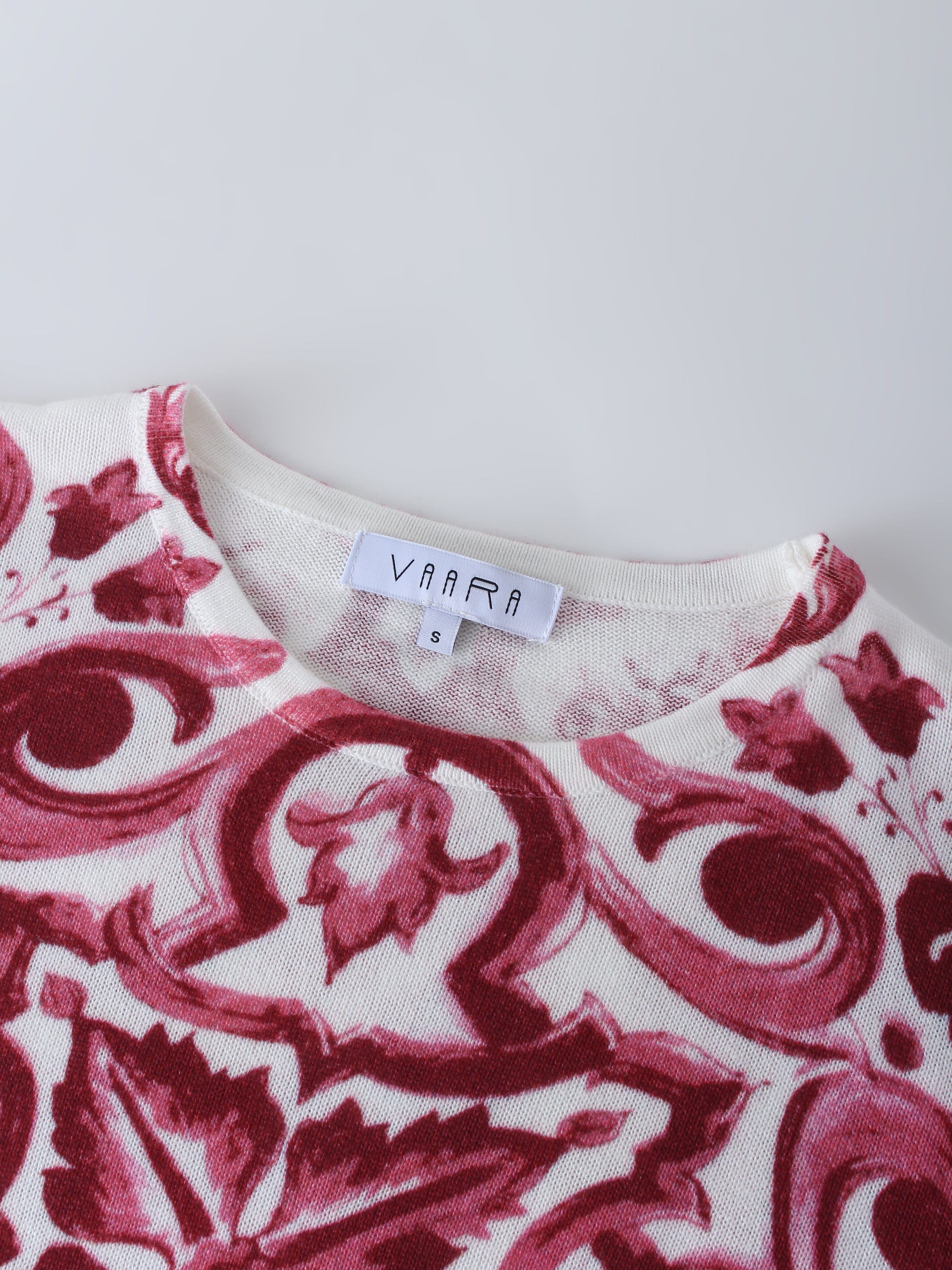 Printed Sweater-Pink Picasso